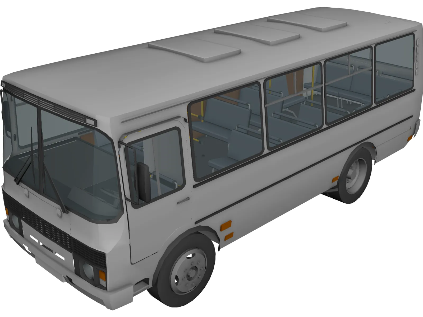 PAZ 3205 3D Model main preview