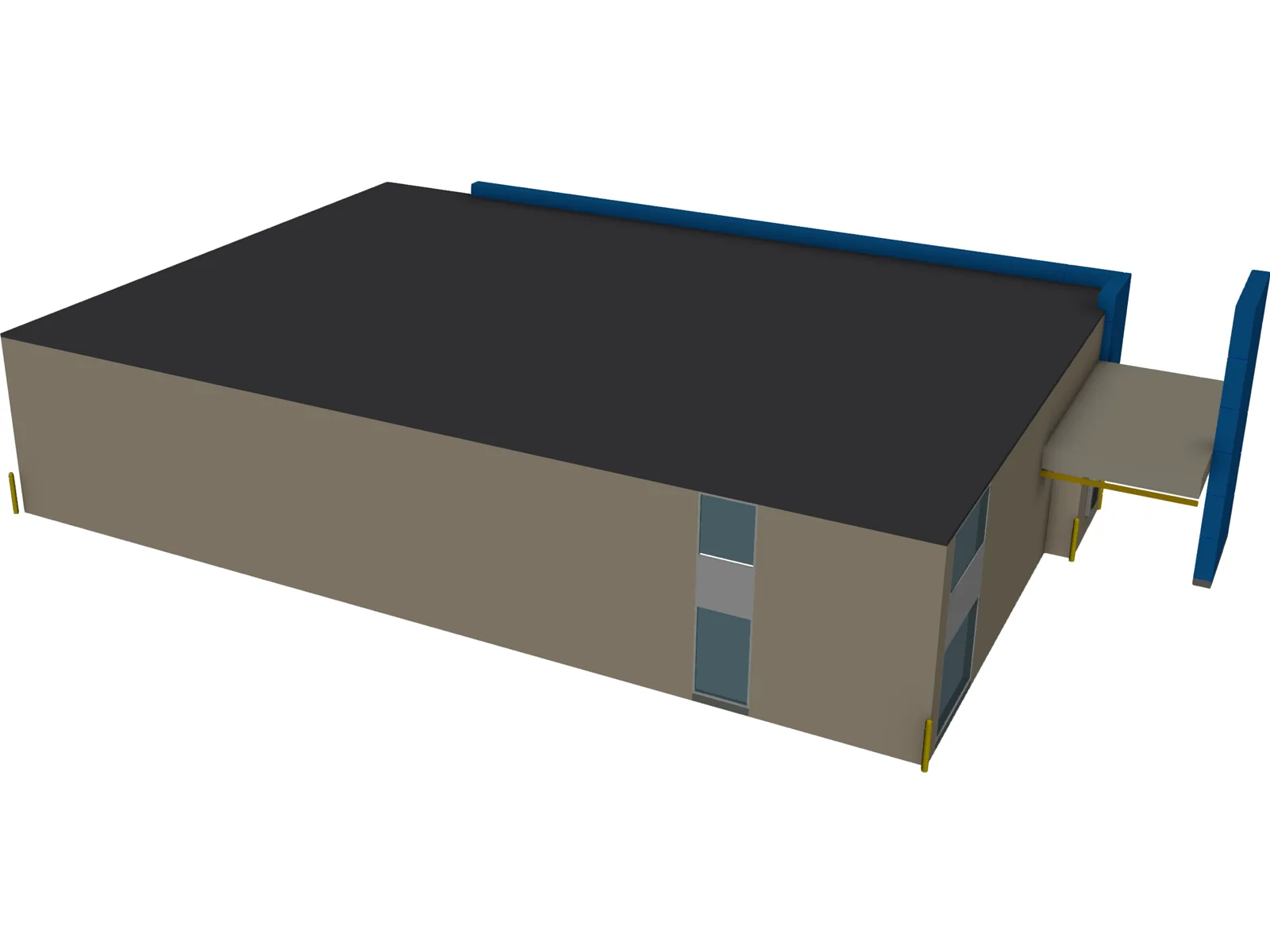 BMO Bank 3D Model main preview