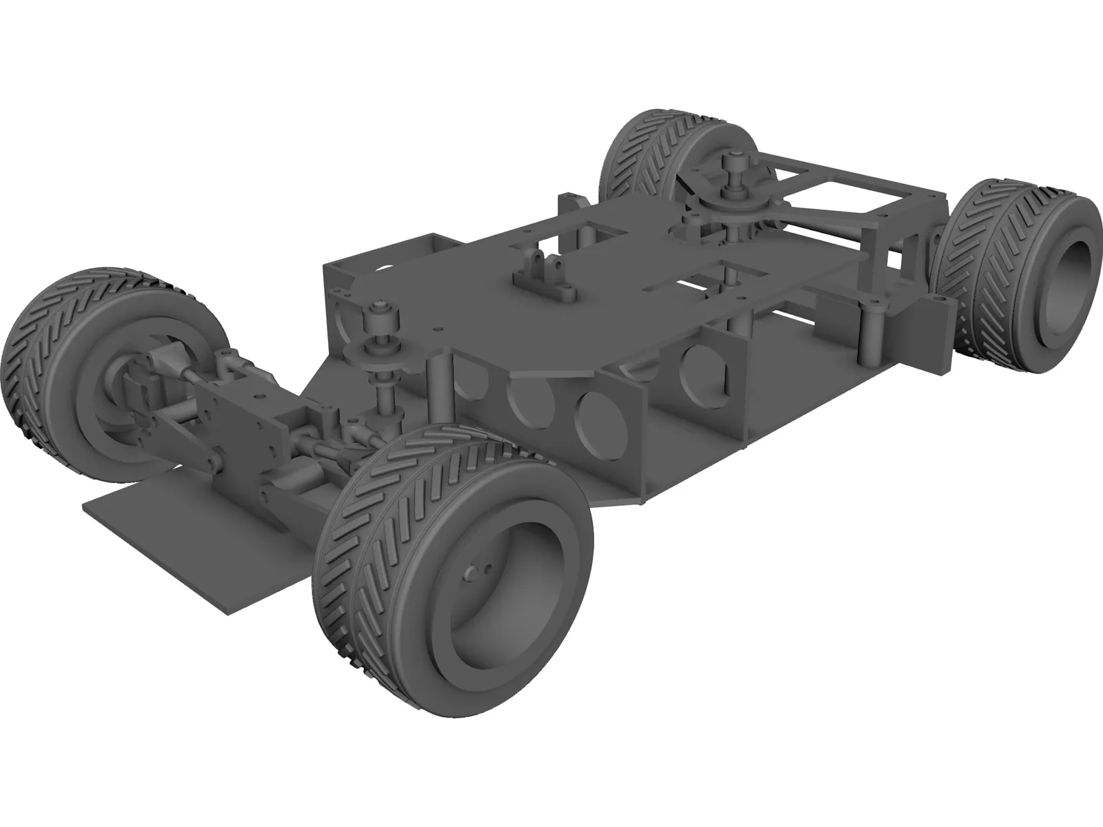 Radio Model (Base) 3D Model main preview