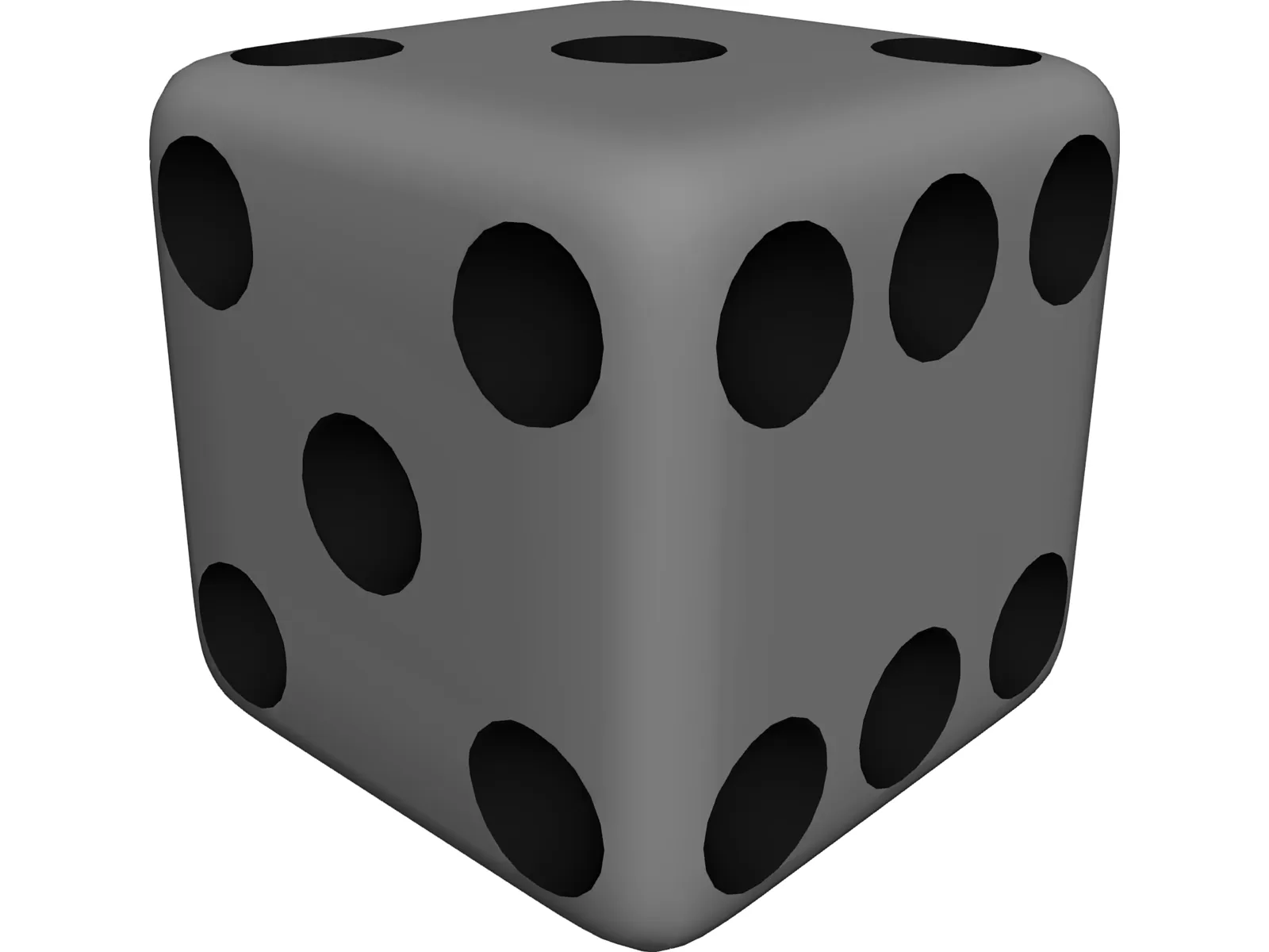 Casino Dice 3D Model main preview