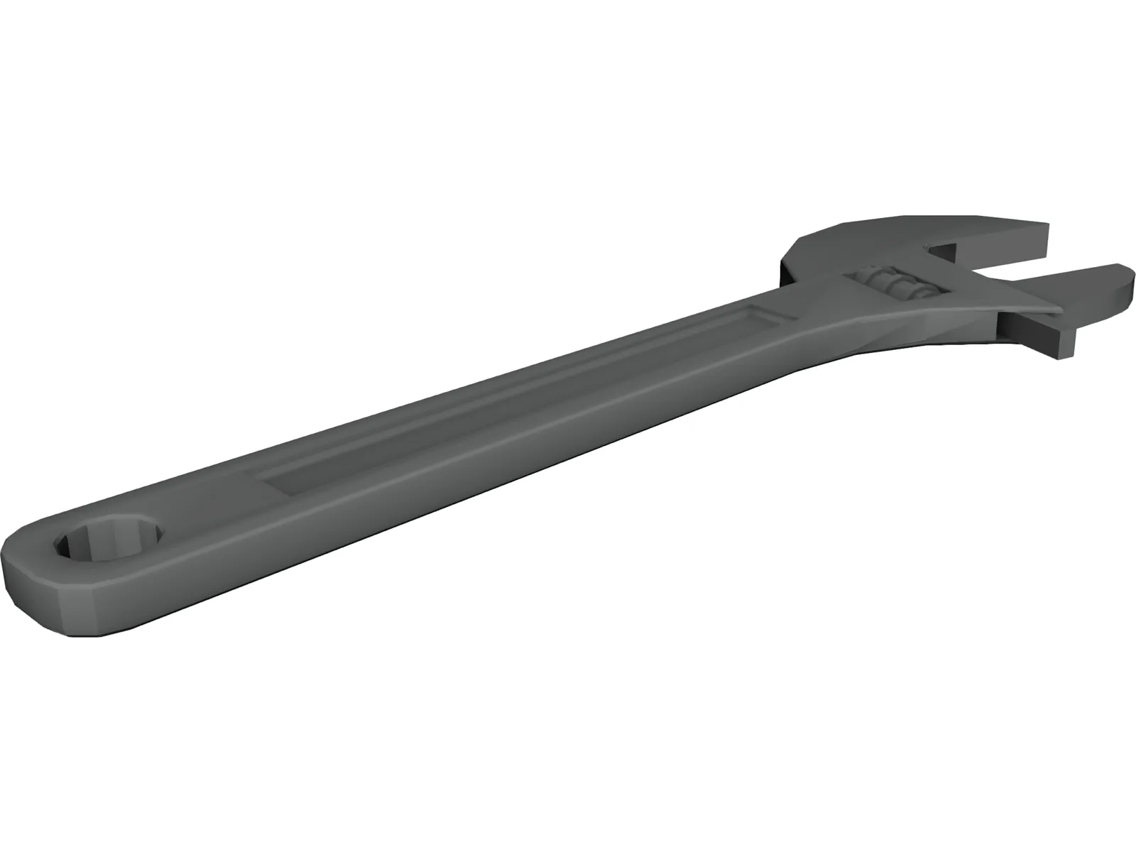 Wrench 3D Model main preview