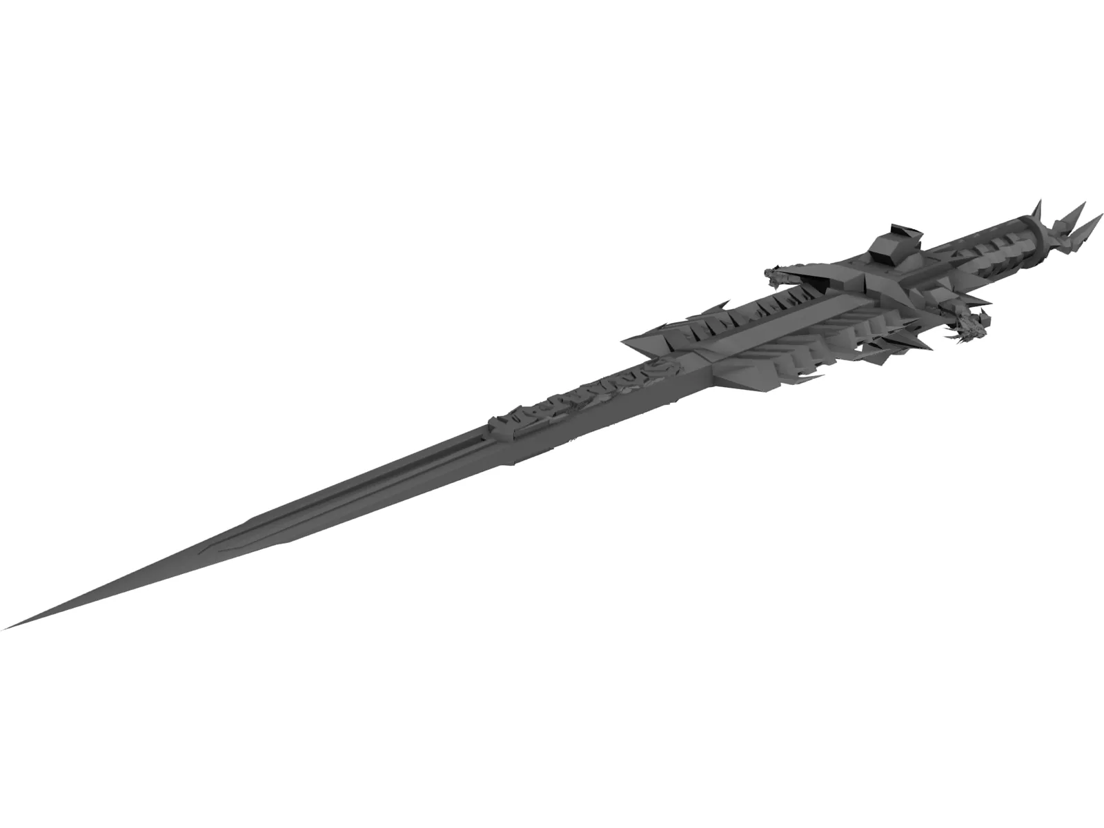 Sword Dragoon 3D Model main preview