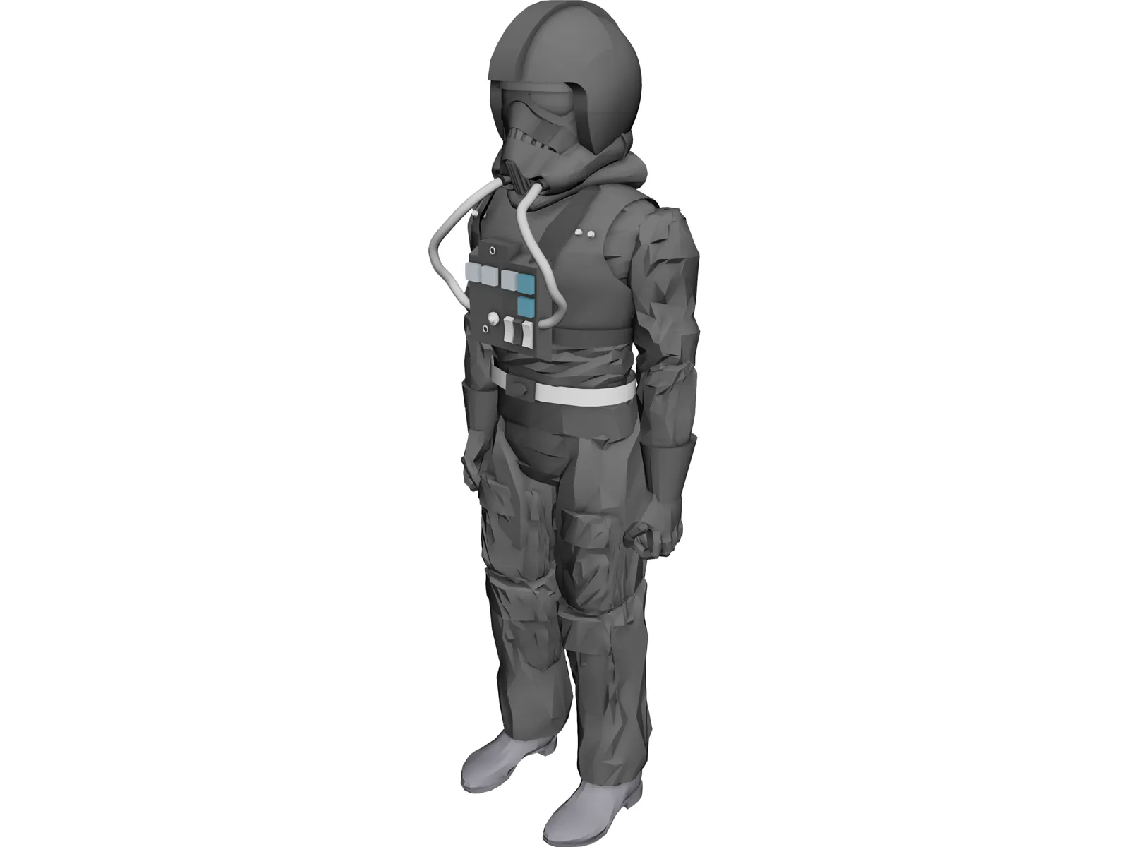 Star Wars Imperial Pilot 3D Model main preview