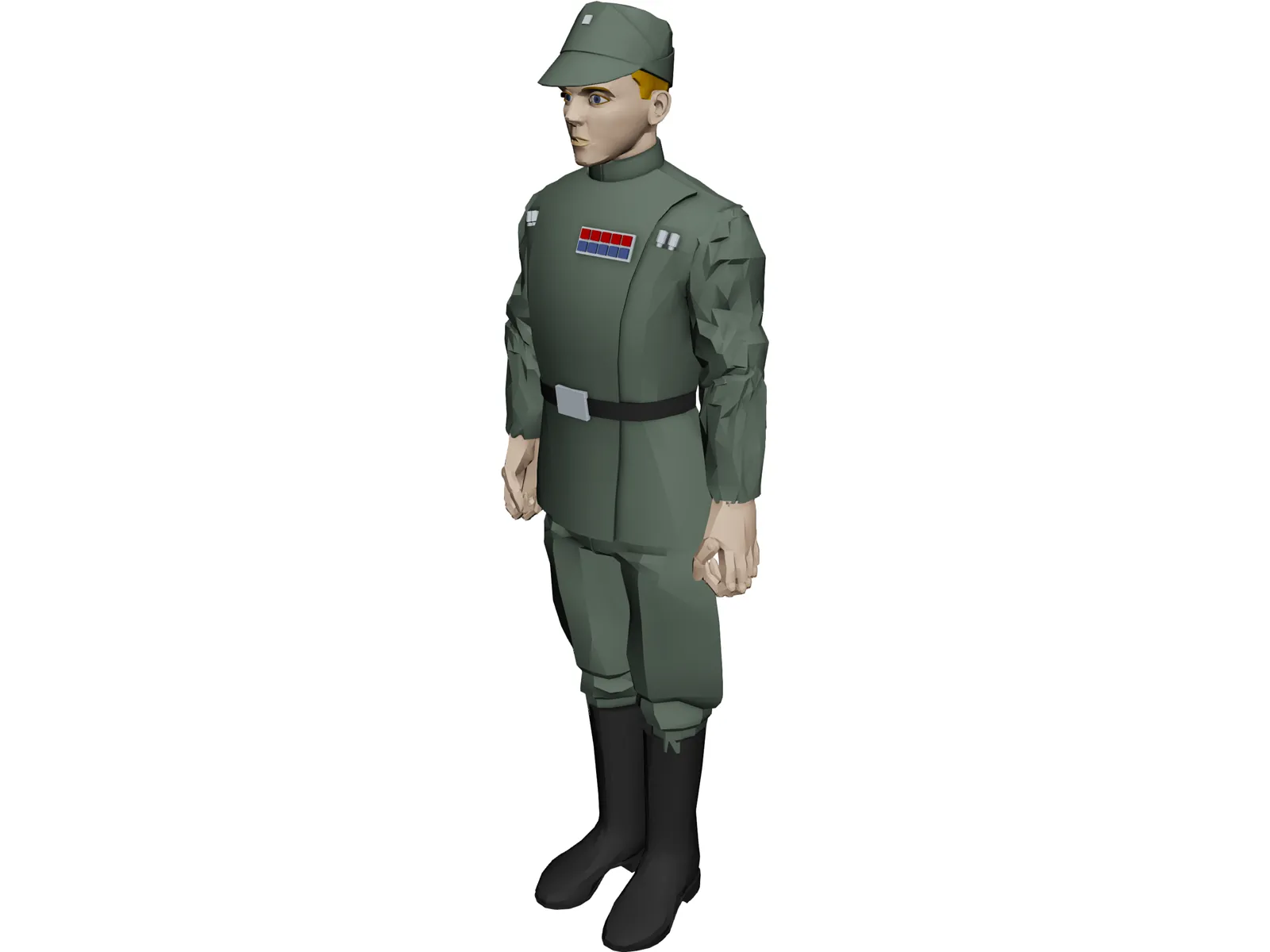 Star Wars Imperial Officer 3D Model main preview