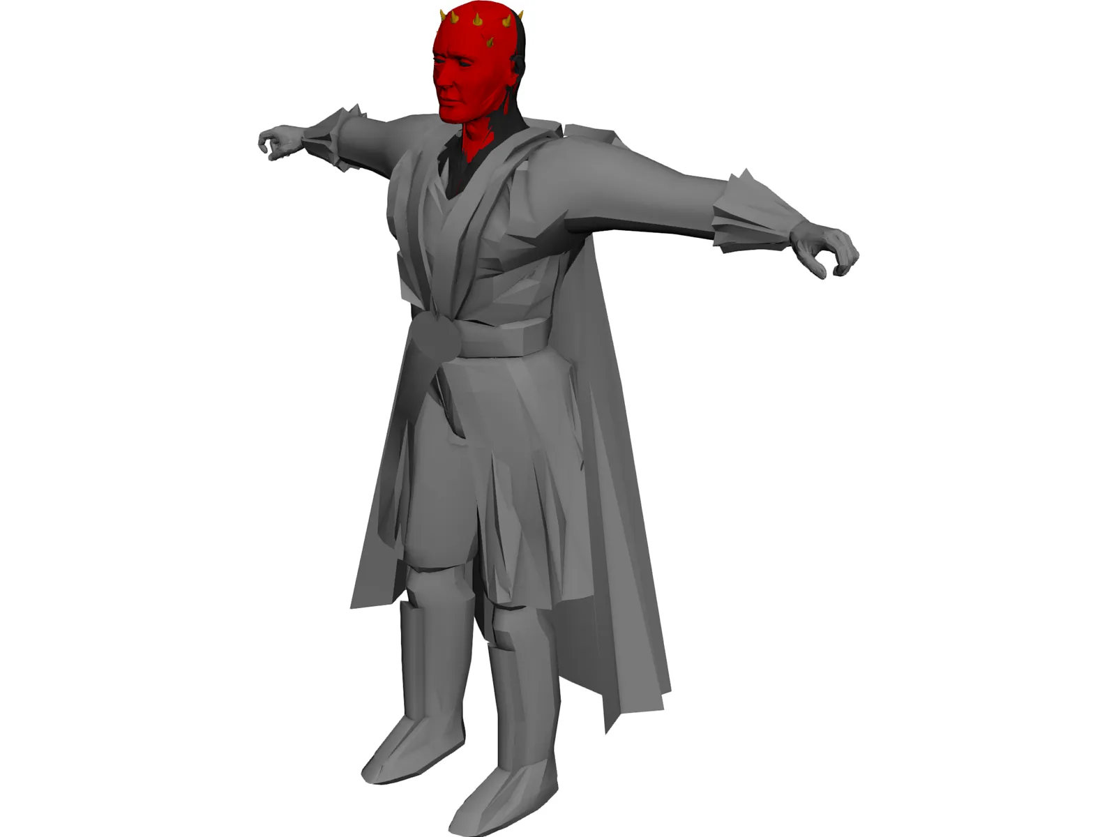 Star Wars Darth Maul 3D Model main preview