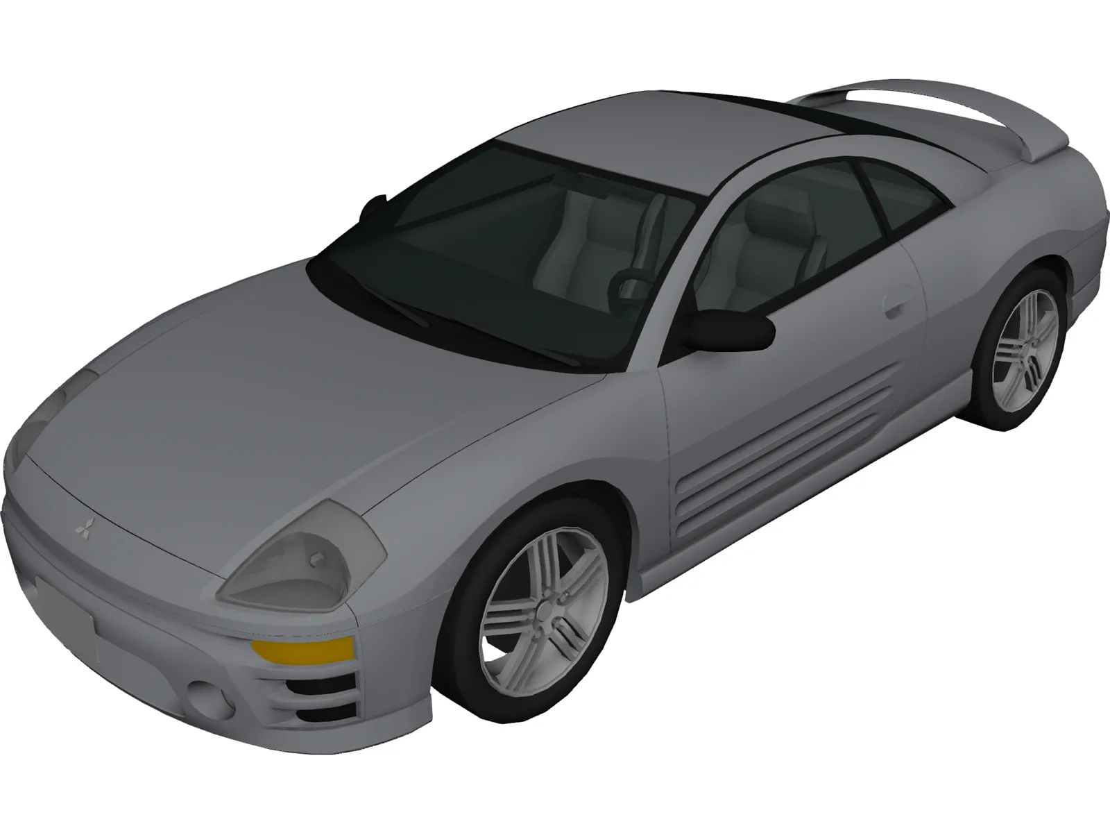 Mitsubishi Eclipse (2003) 3D Model main preview