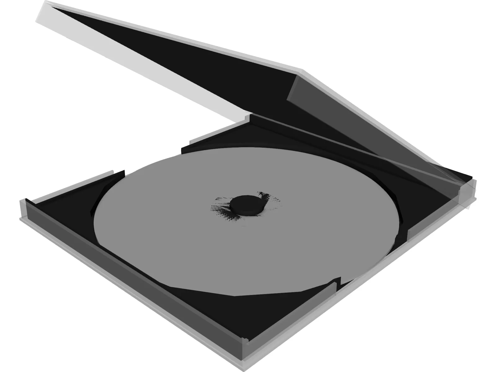 CD Box 3D Model main preview