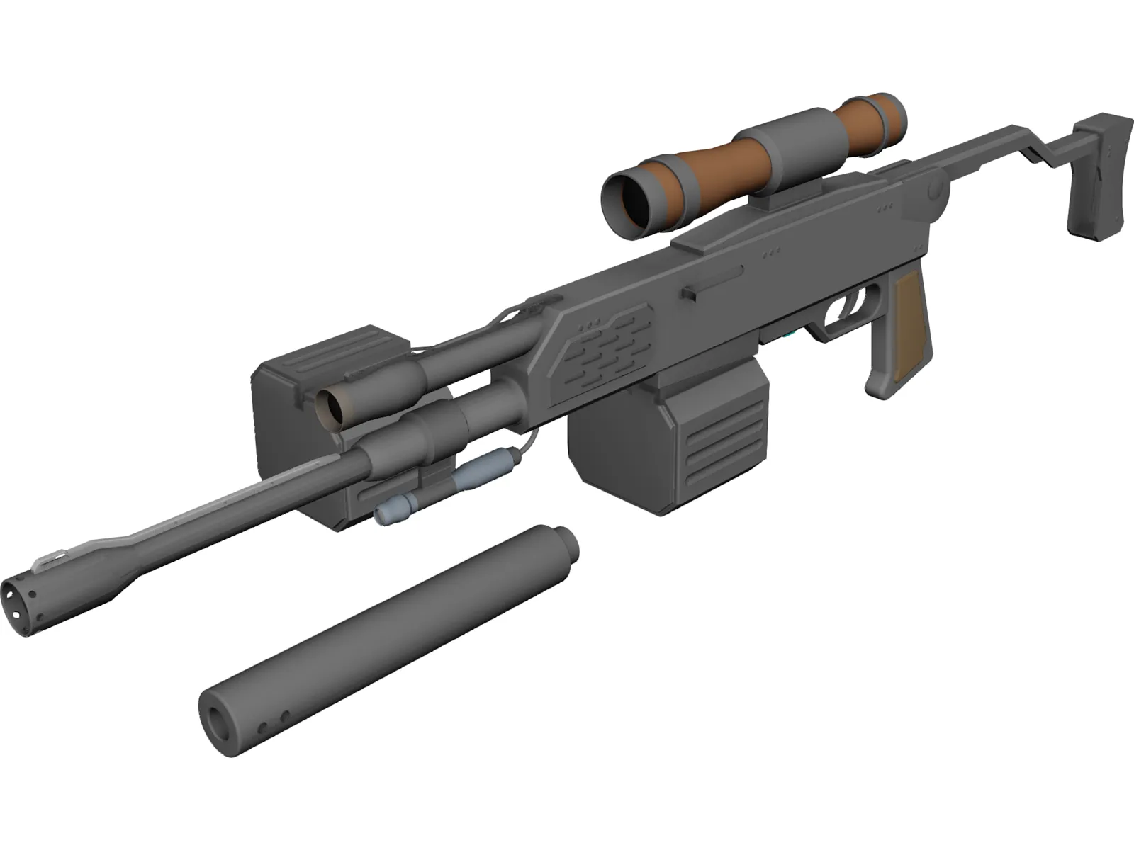 AR-36b 3D Model main preview