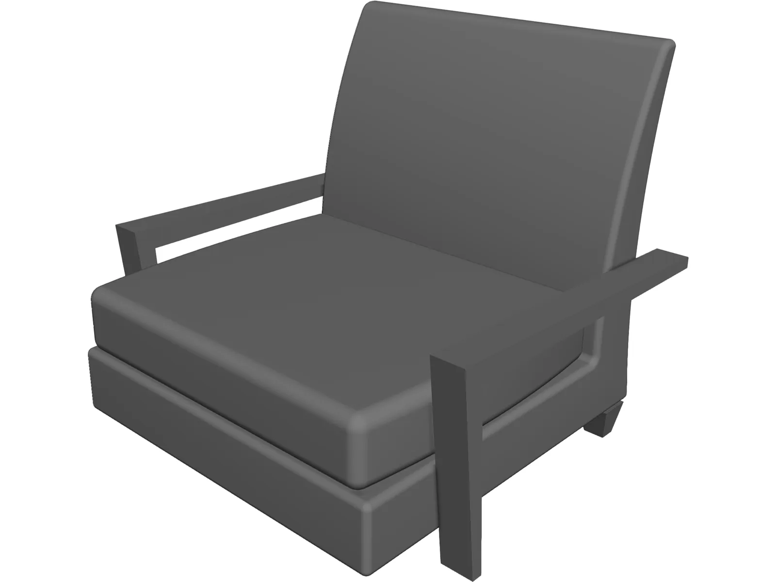 Chair Lobby 3D Model main preview