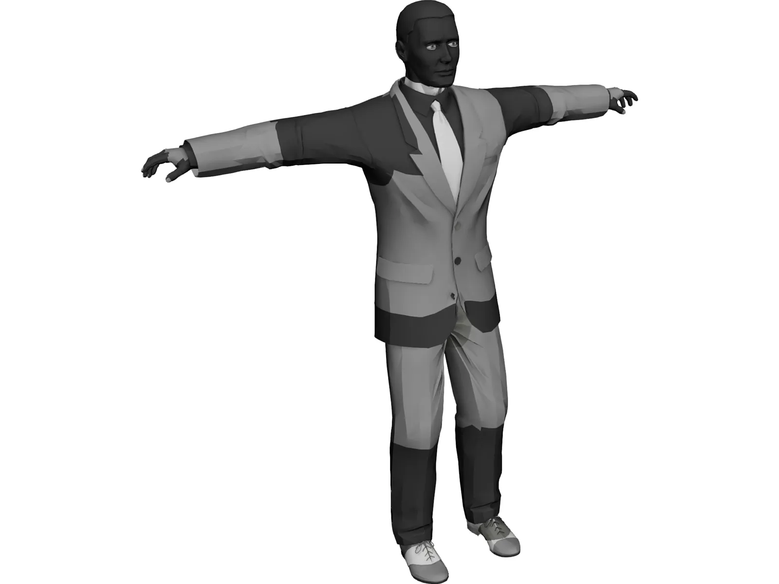Business Man 3D Model main preview