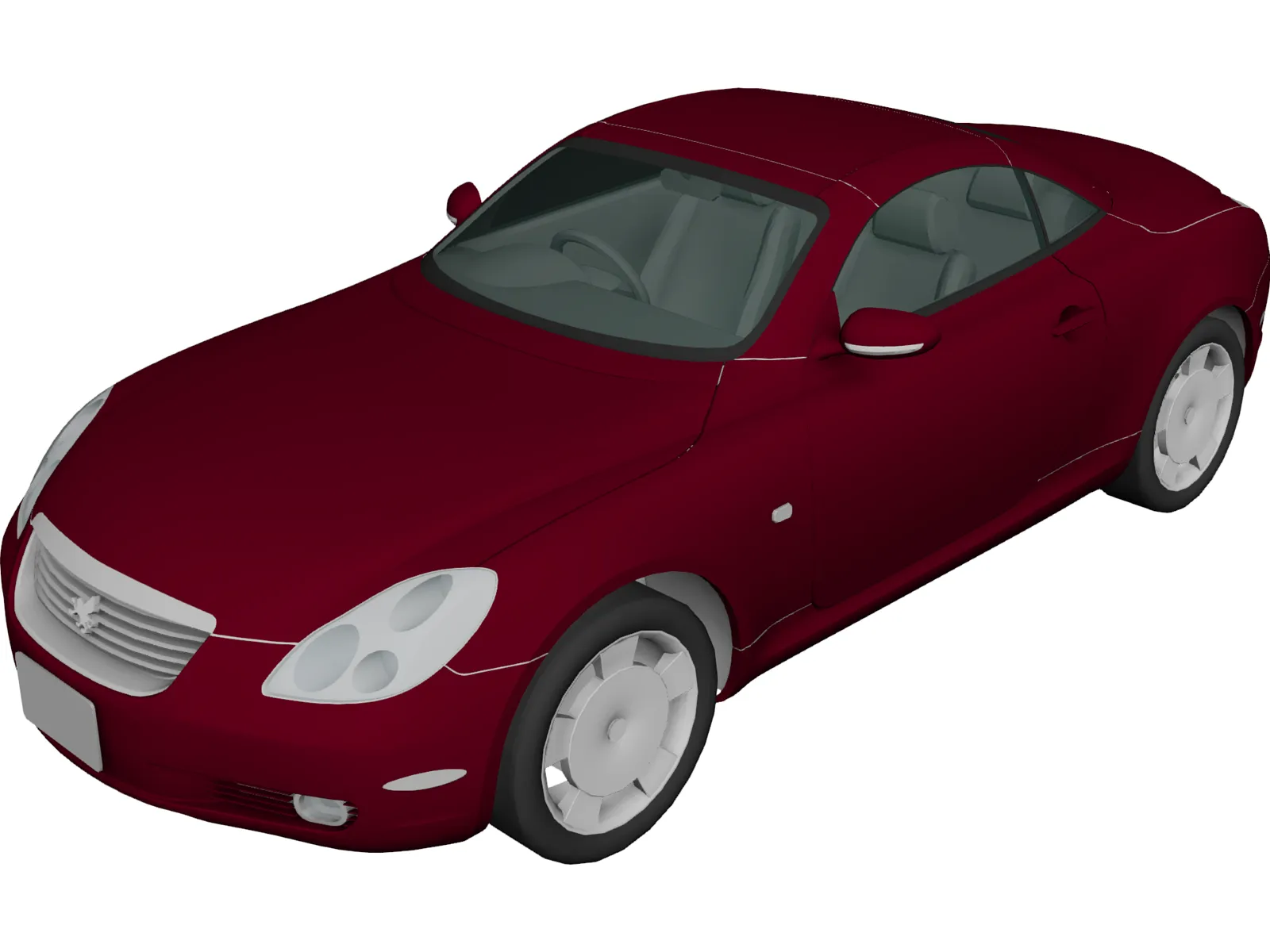 Toyota Soarer (2000) 3D Model main preview