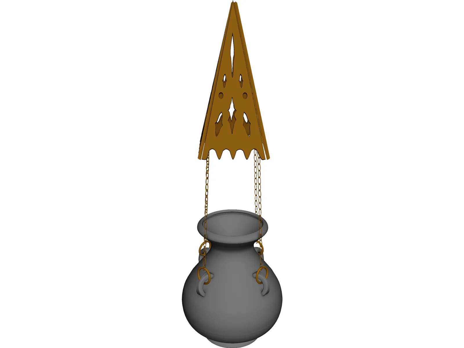 Vase 3D Model main preview
