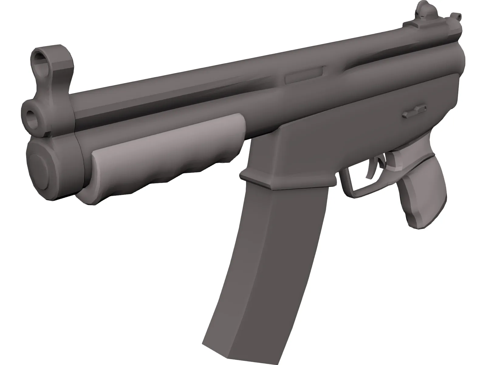 MP5 3D Model main preview