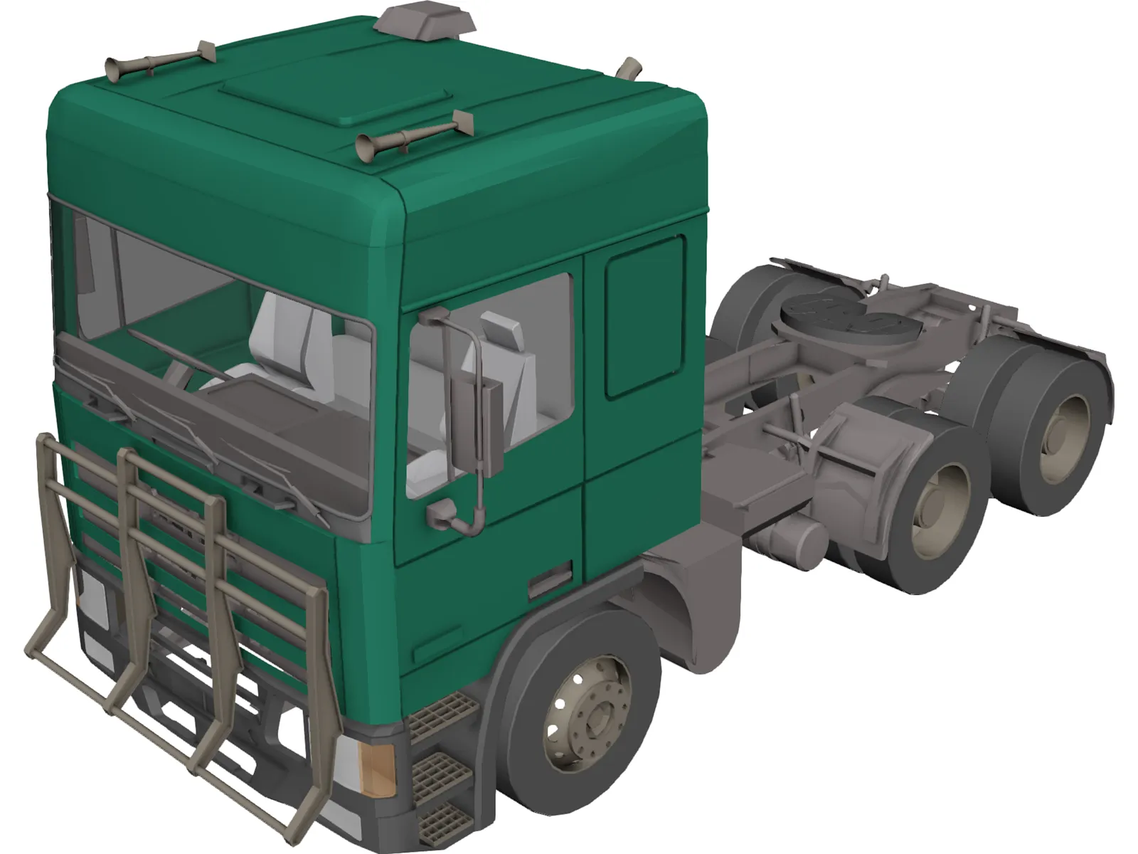 Man Truck 3D Model main preview
