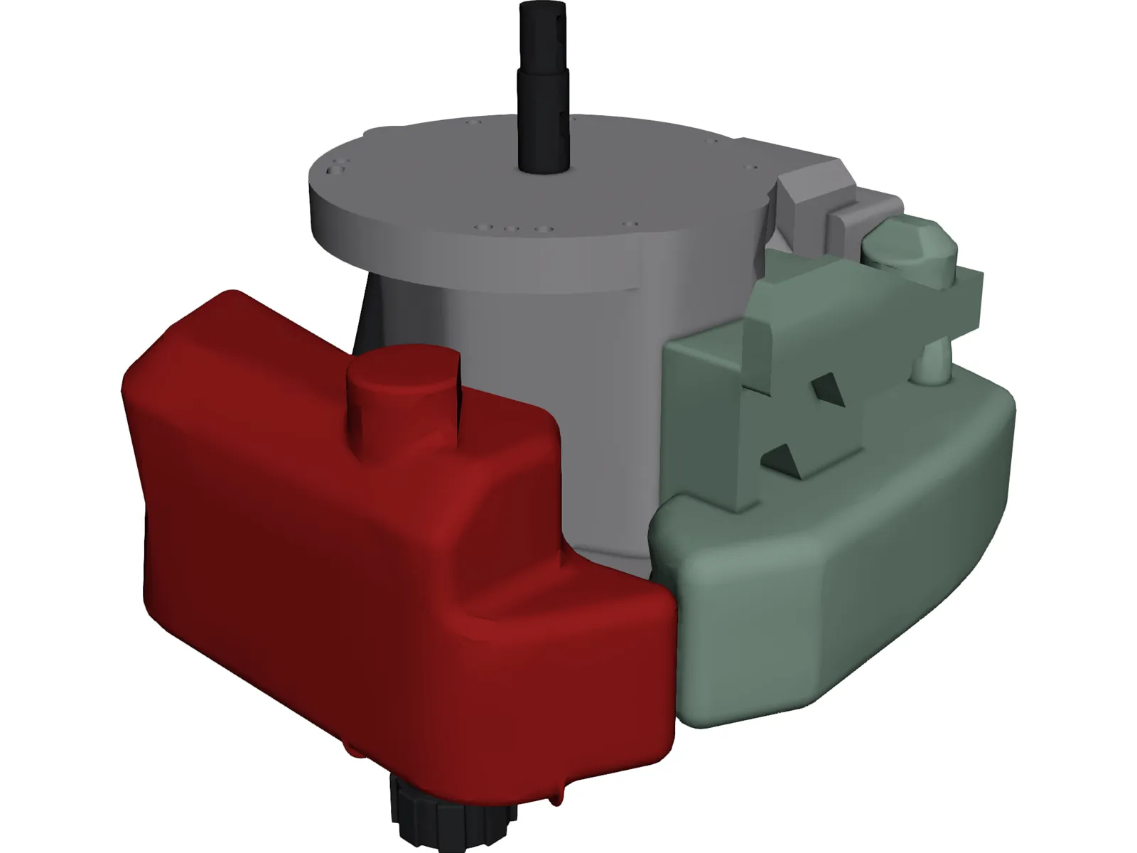 Lawn Mower Engine 3D Model main preview