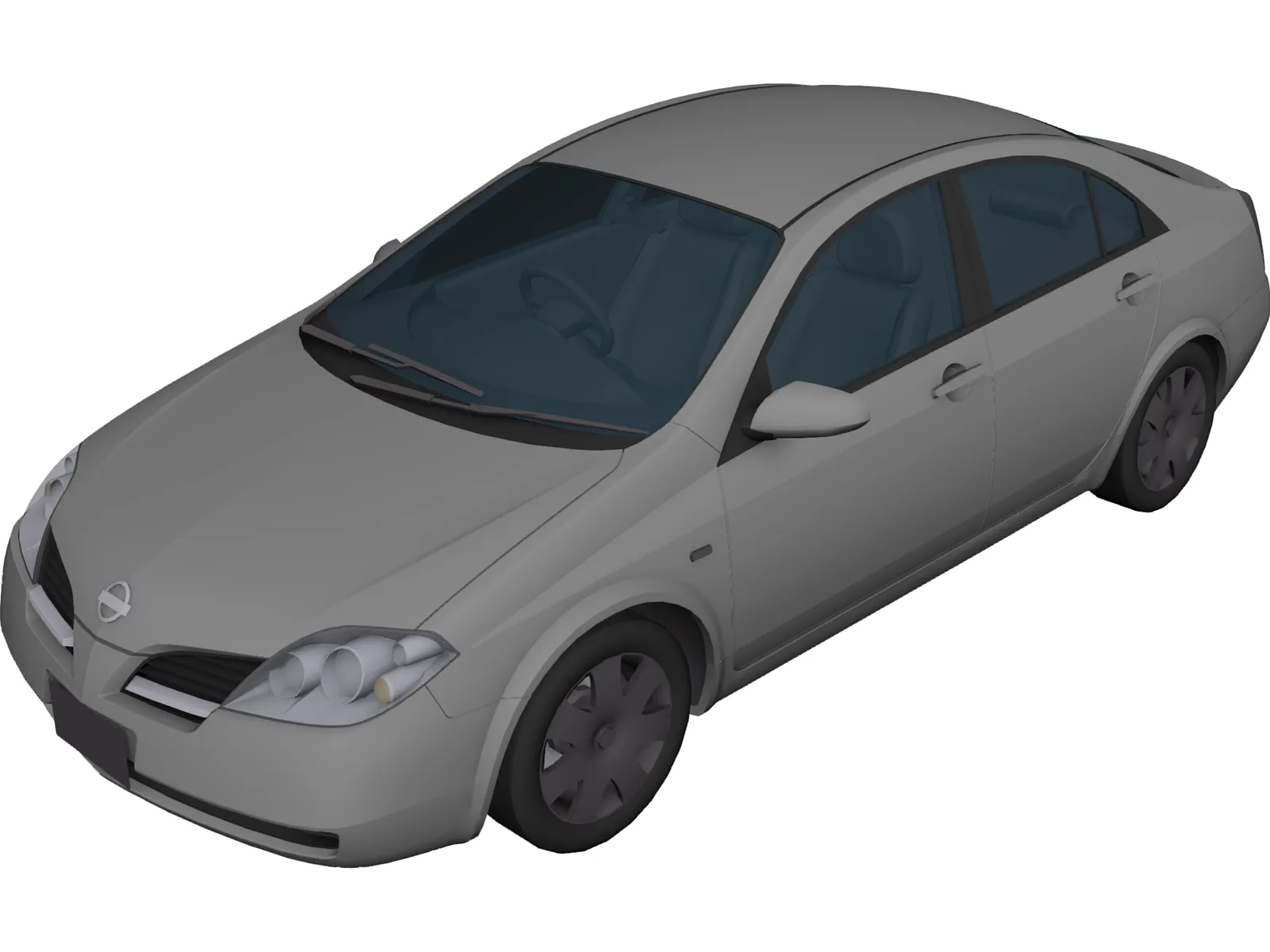 Nissan Primera (2001) 3D Model main preview