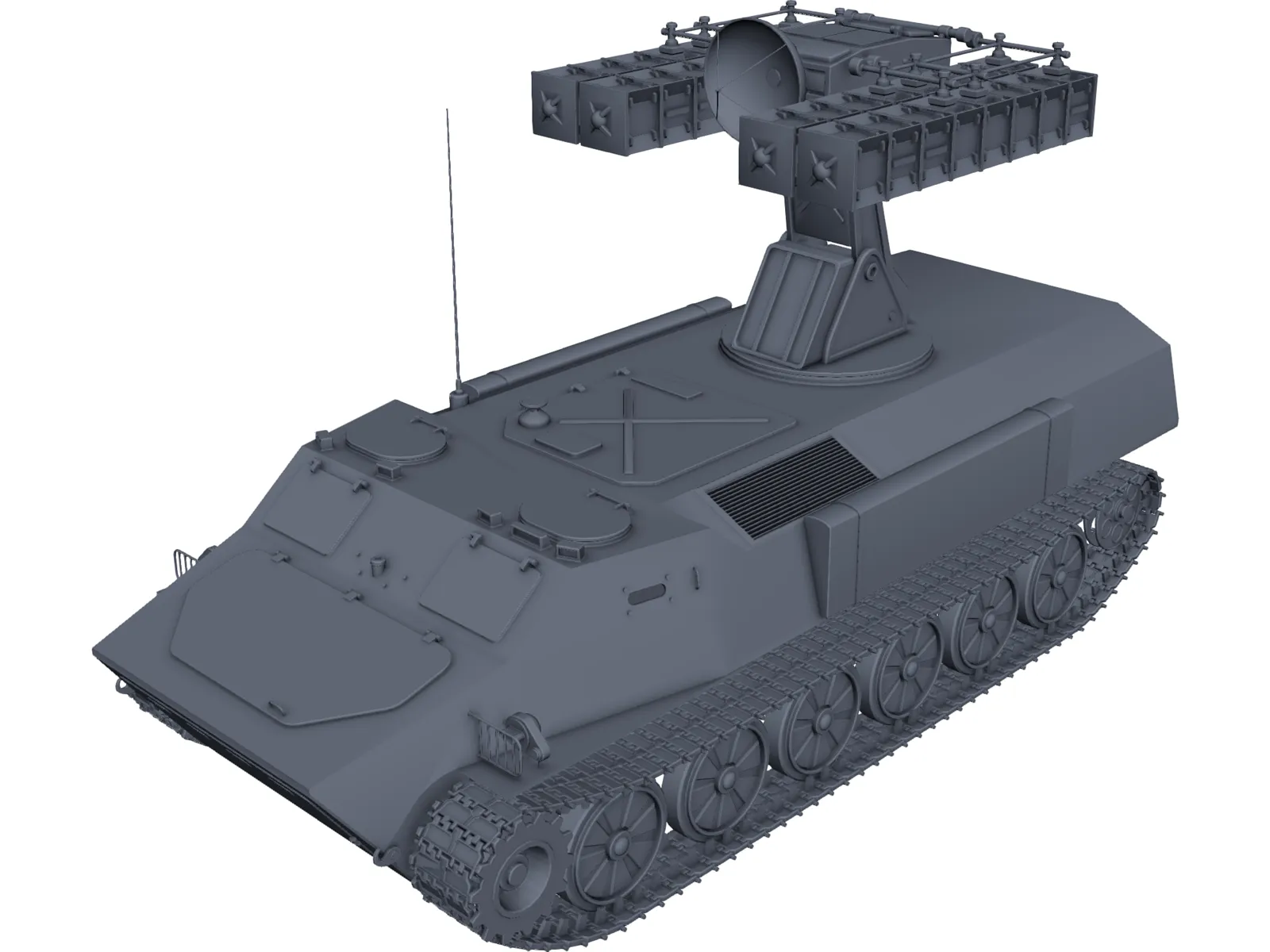 SA-13 MT-LB 3D Model main preview