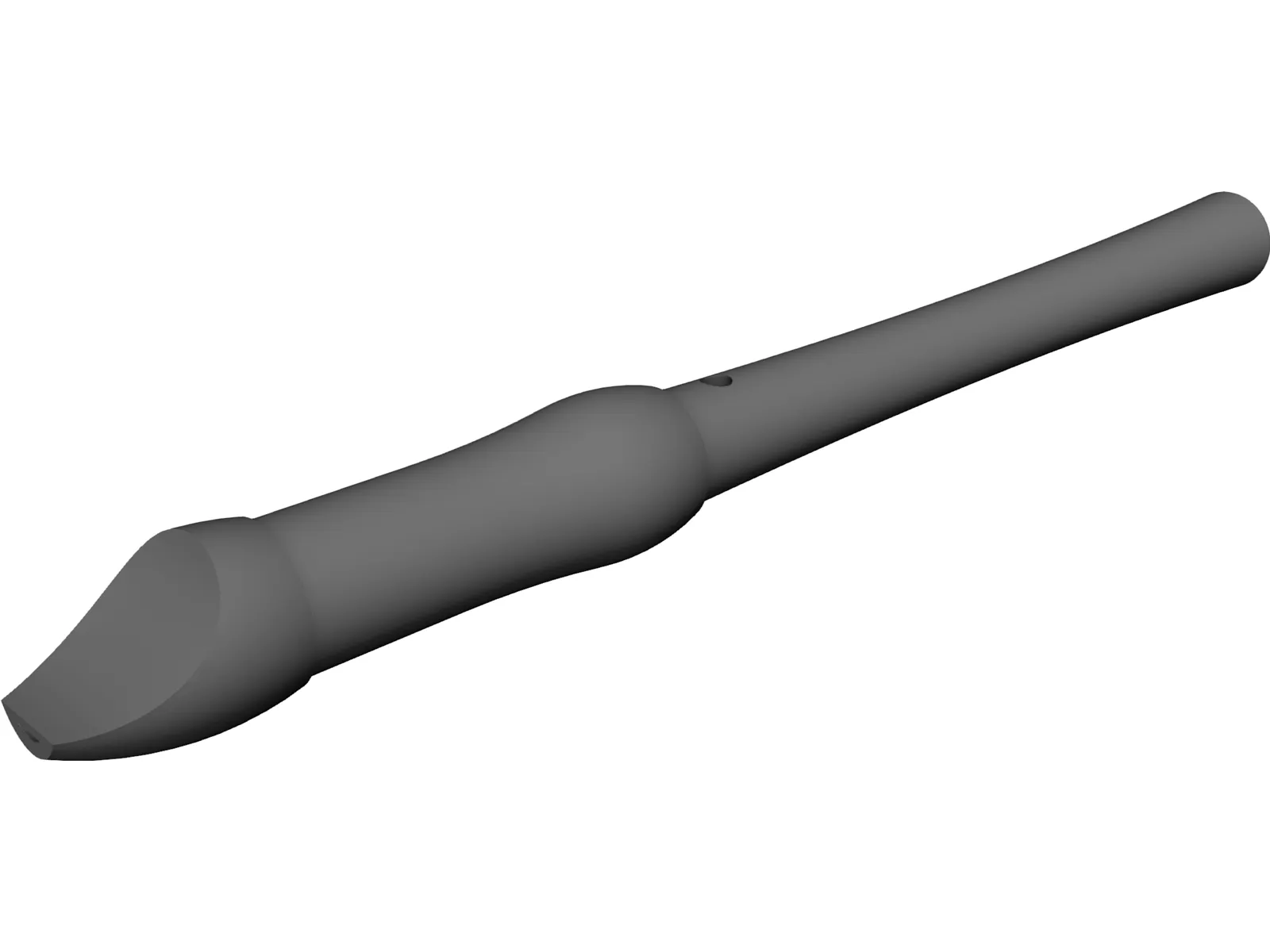 Blockflute 3D Model main preview