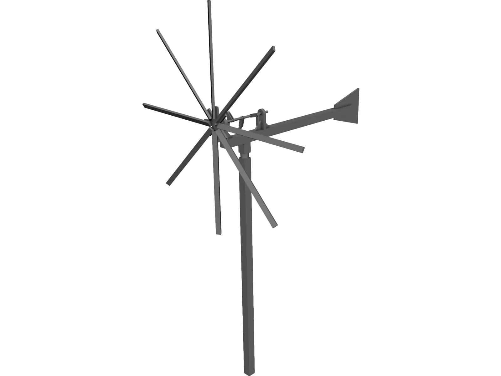Klapotetz 3D Model main preview