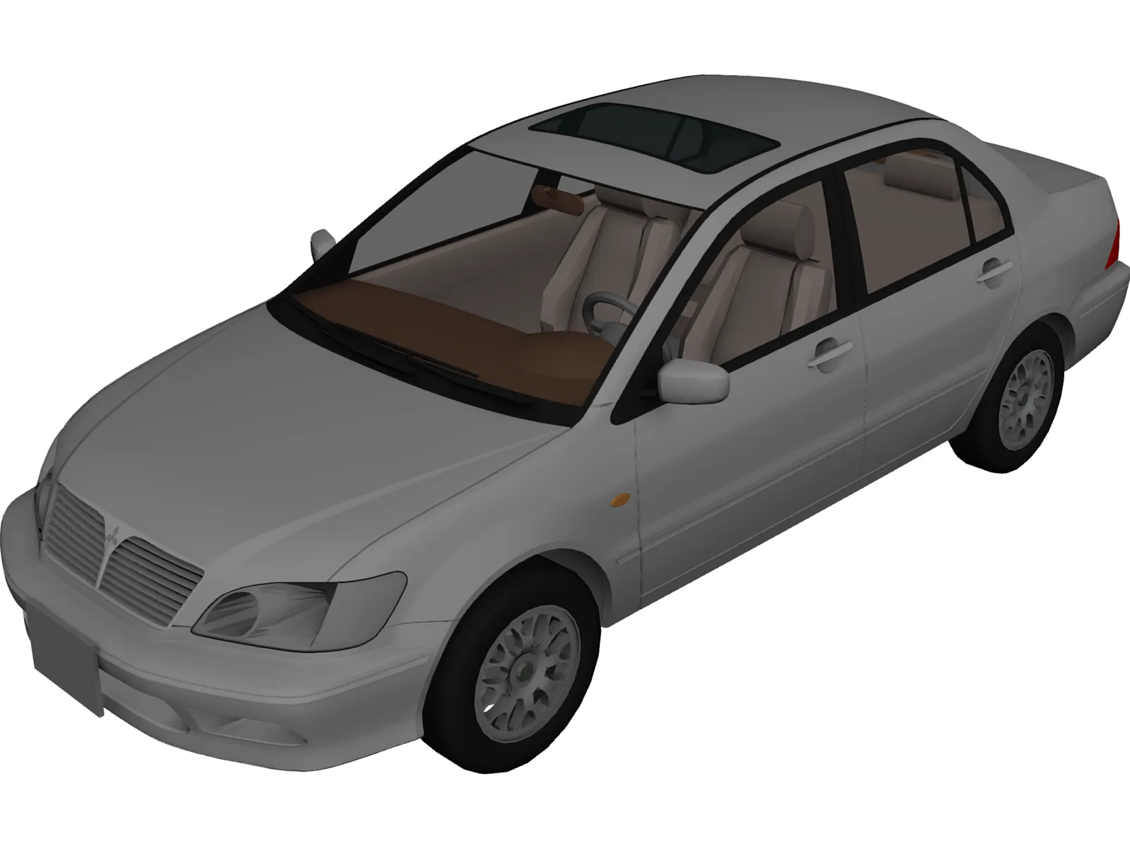 Mitsubishi Lancer Cedia (2000) [Japan] 3D Model main preview