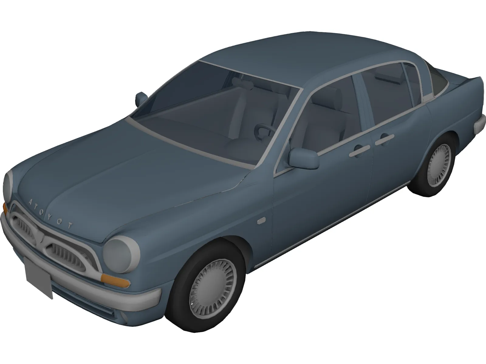 Toyota Origin 3D Model main preview