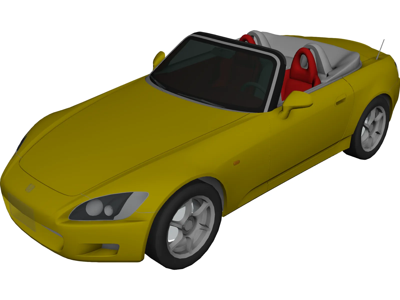 Honda S2000 3D Model main preview