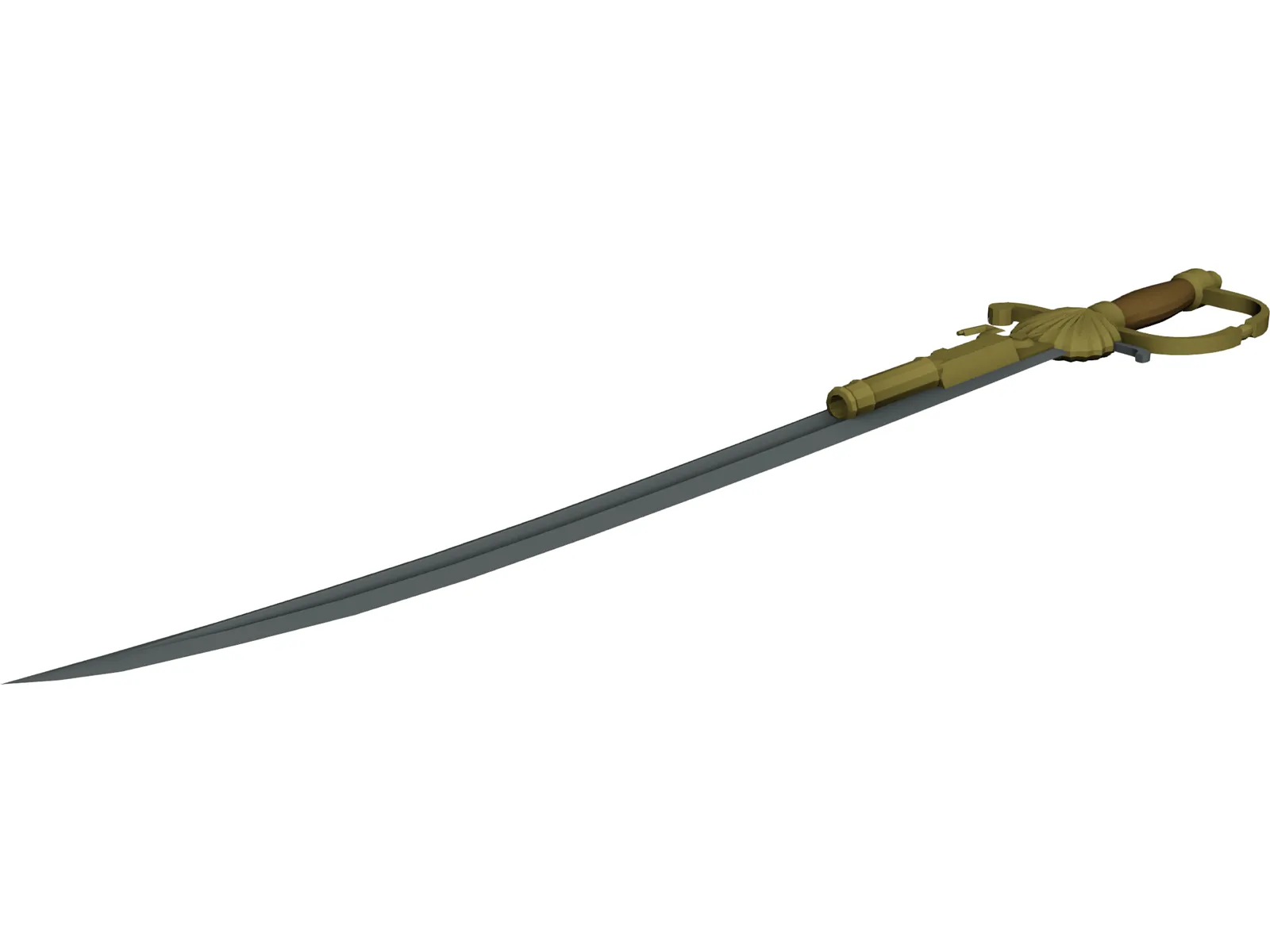 Flinlock Cutlass 3D Model main preview