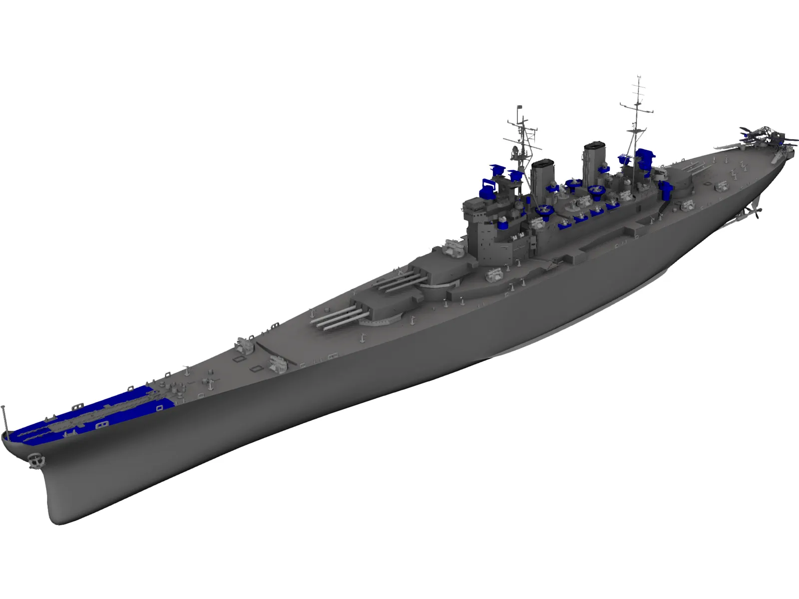 HMS Temeraire 3D Model main preview