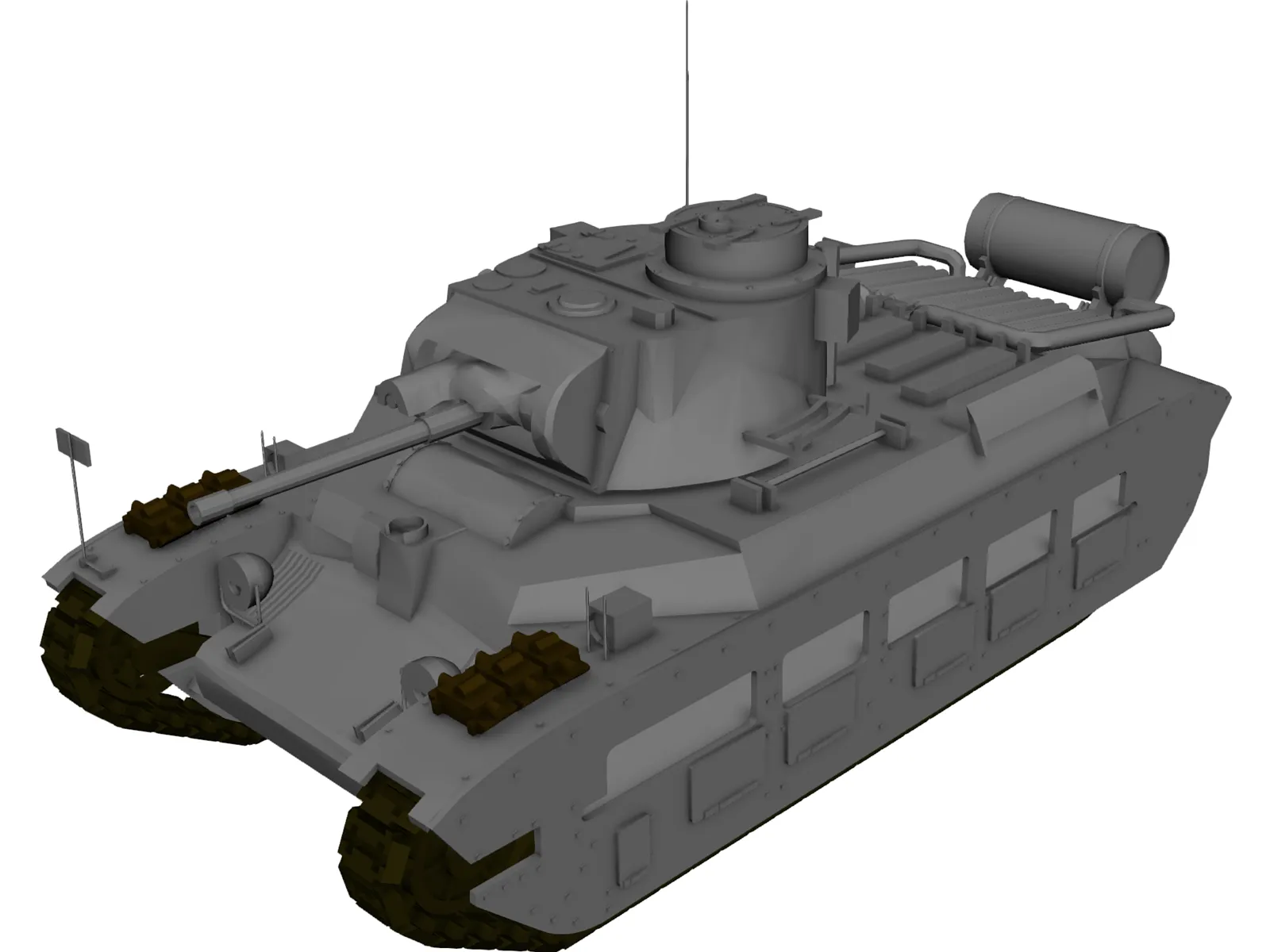 Matilda Mk2 3D Model main preview