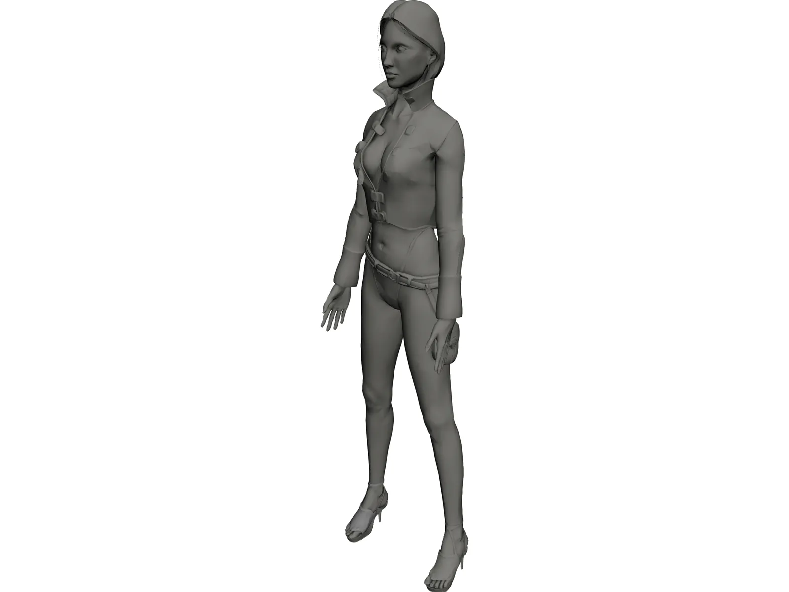 Woman 3D Model main preview