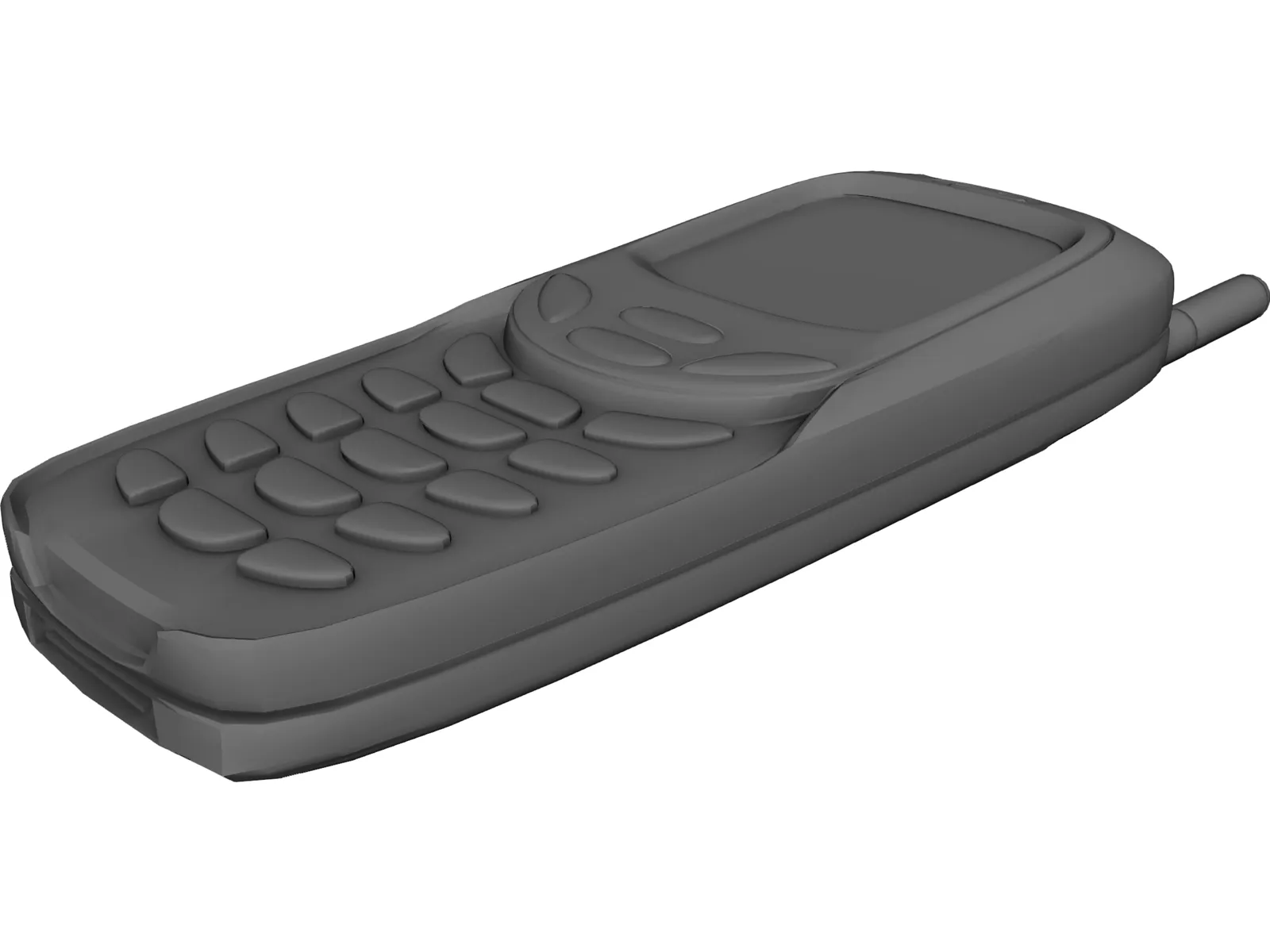 Samsung Mobile Phone 3D Model main preview