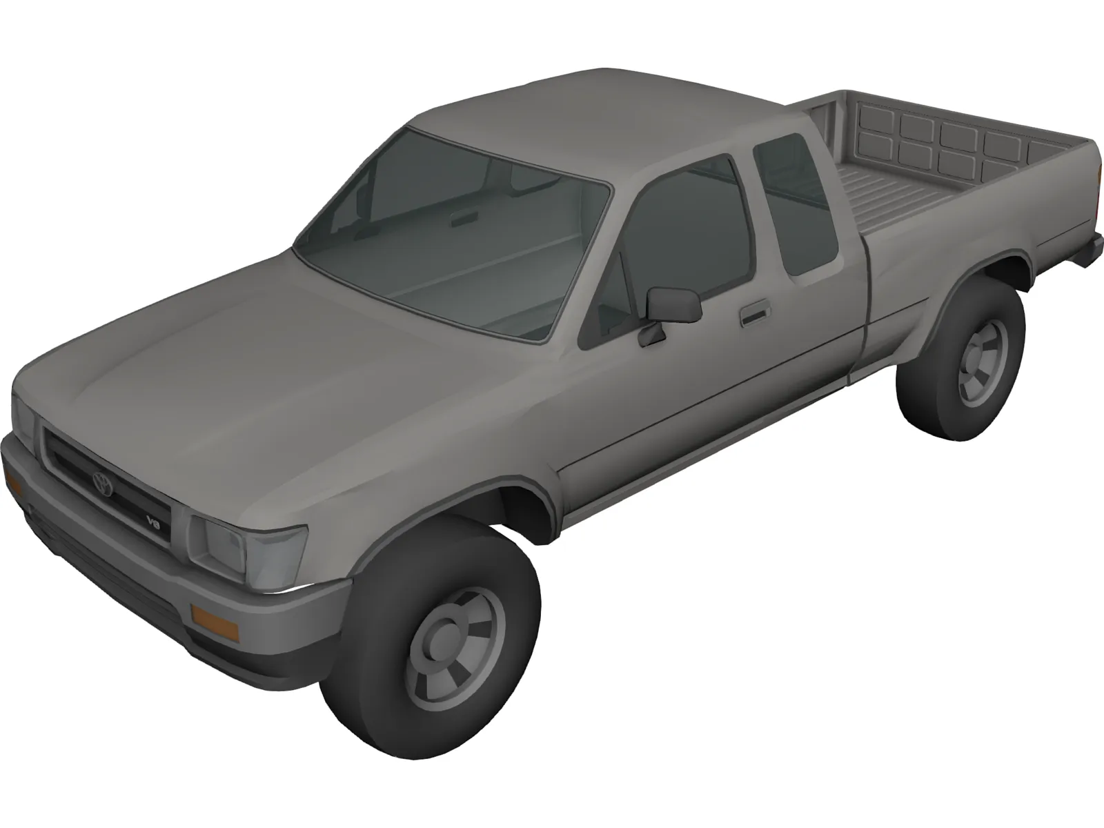 Toyota HiLux UTE 3D Model main preview