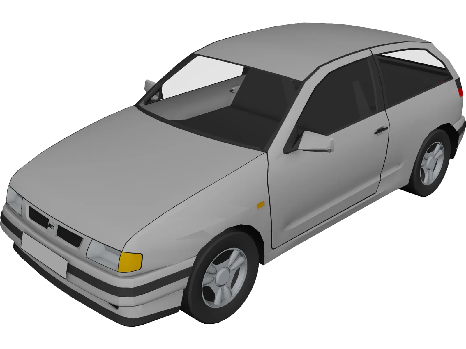 Seat Ibiza 3D Model main preview