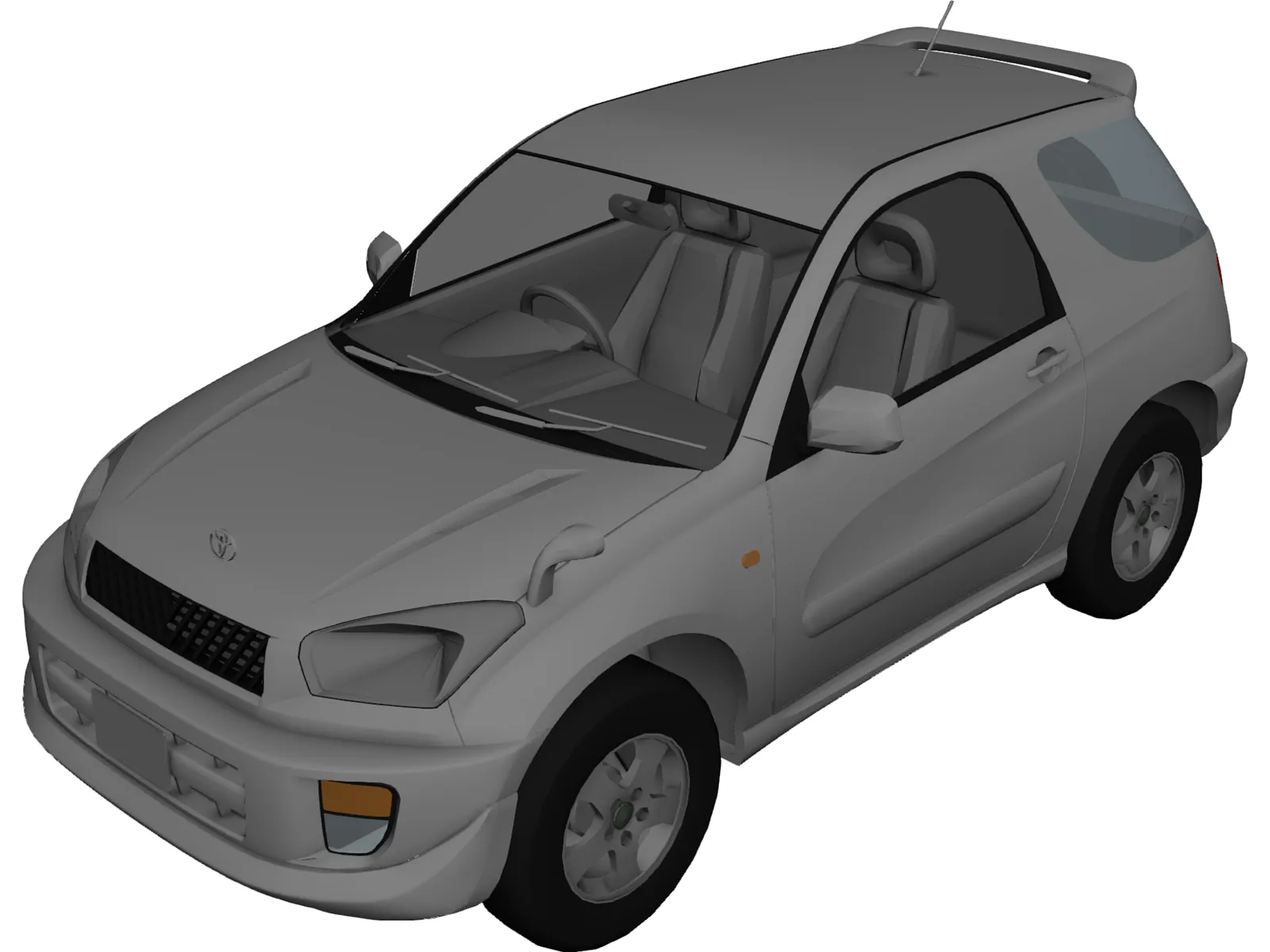 Toyota RAV4 (2000) 3D Model main preview