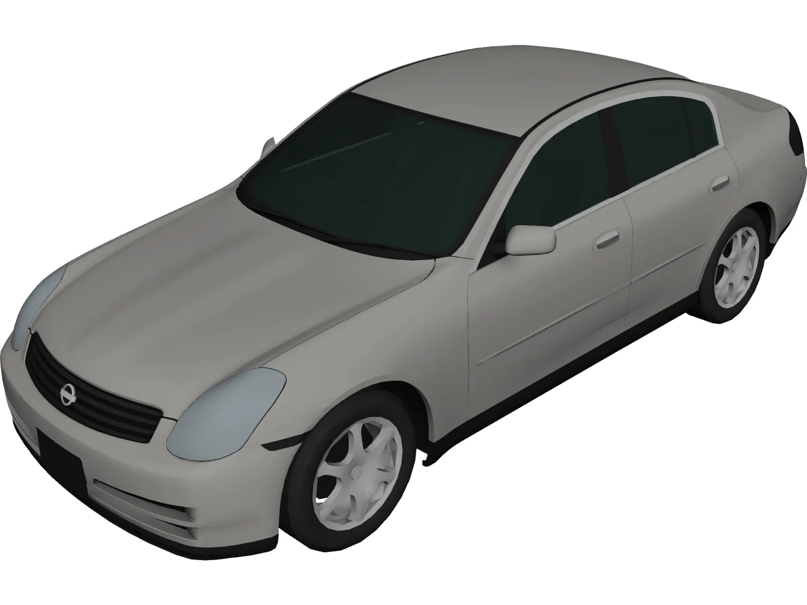 Nissan Skyline V35 Sedan 3D Model main preview