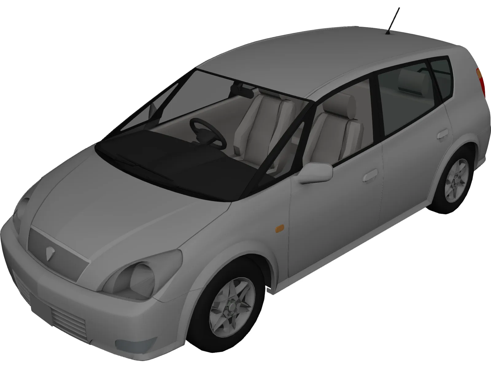 Toyota Opa (2000) 3D Model main preview