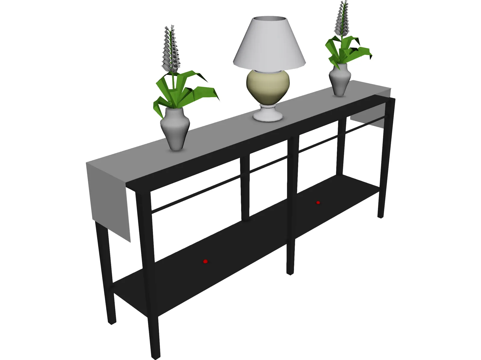 Console Table 3D Model main preview