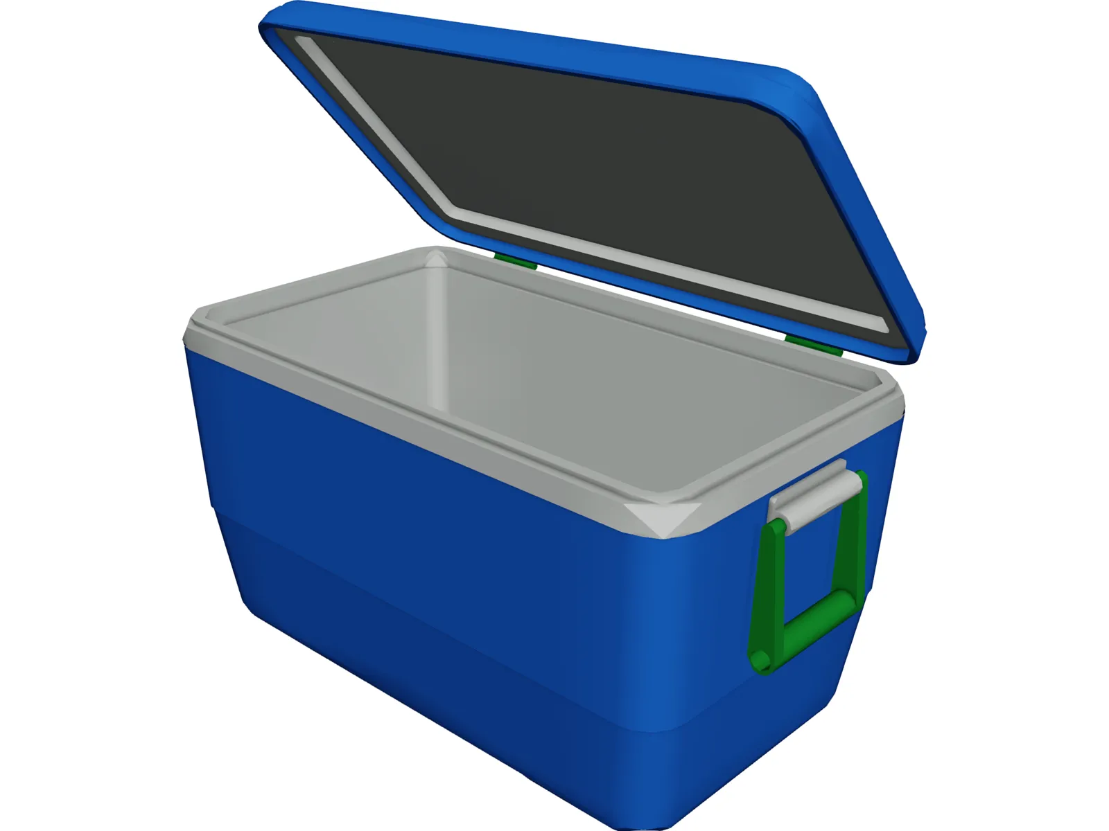 Chest Cooler 3D Model main preview