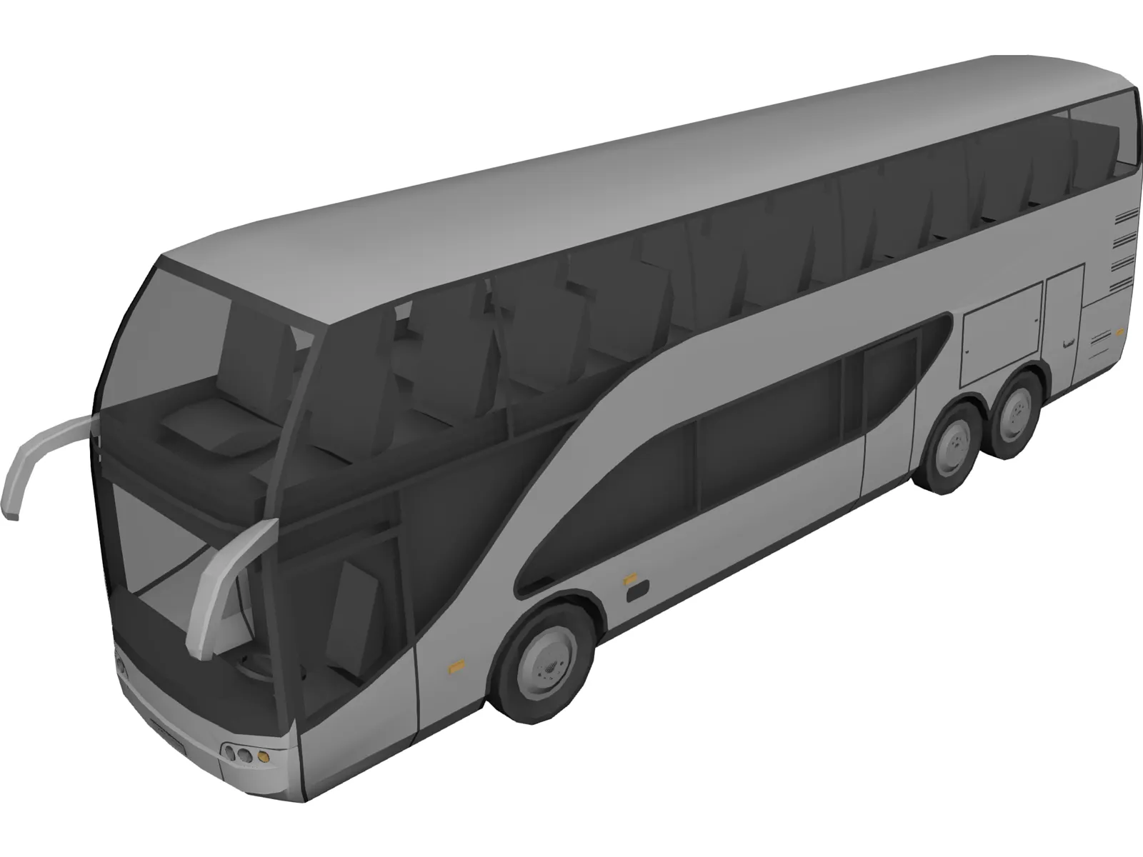 Bus 3D Model main preview
