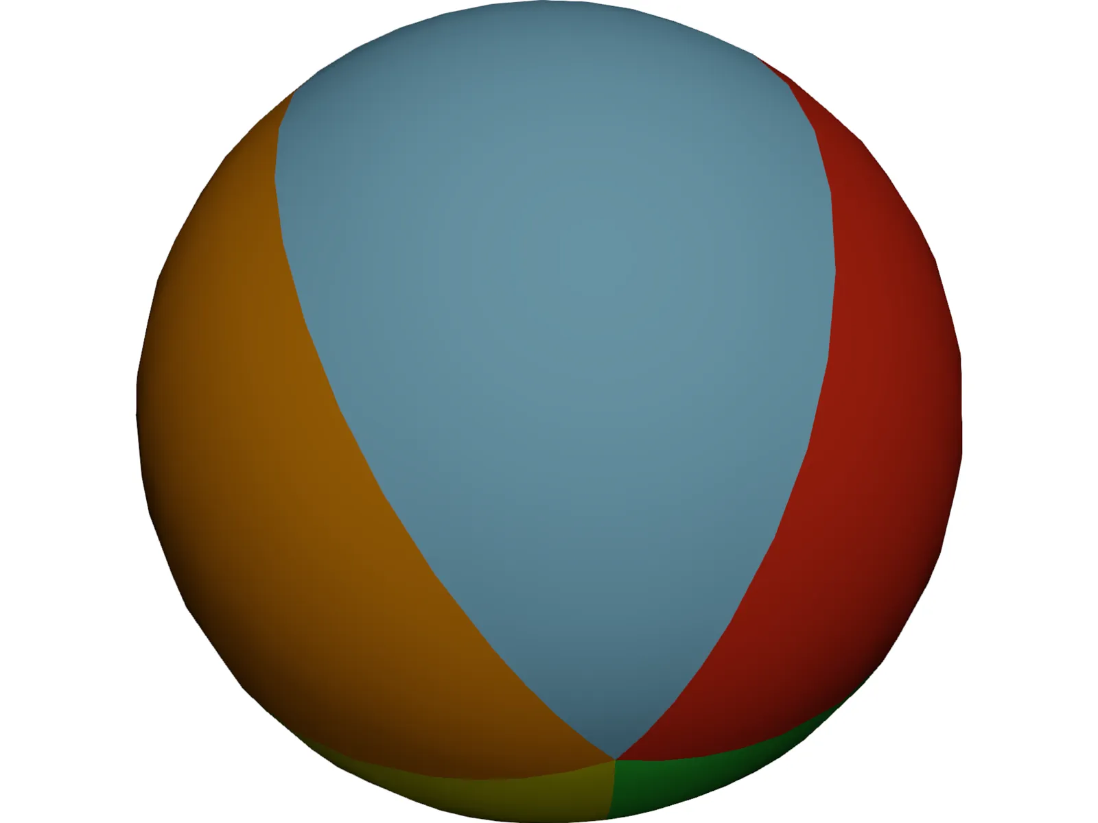 Beach Ball 3D Model main preview