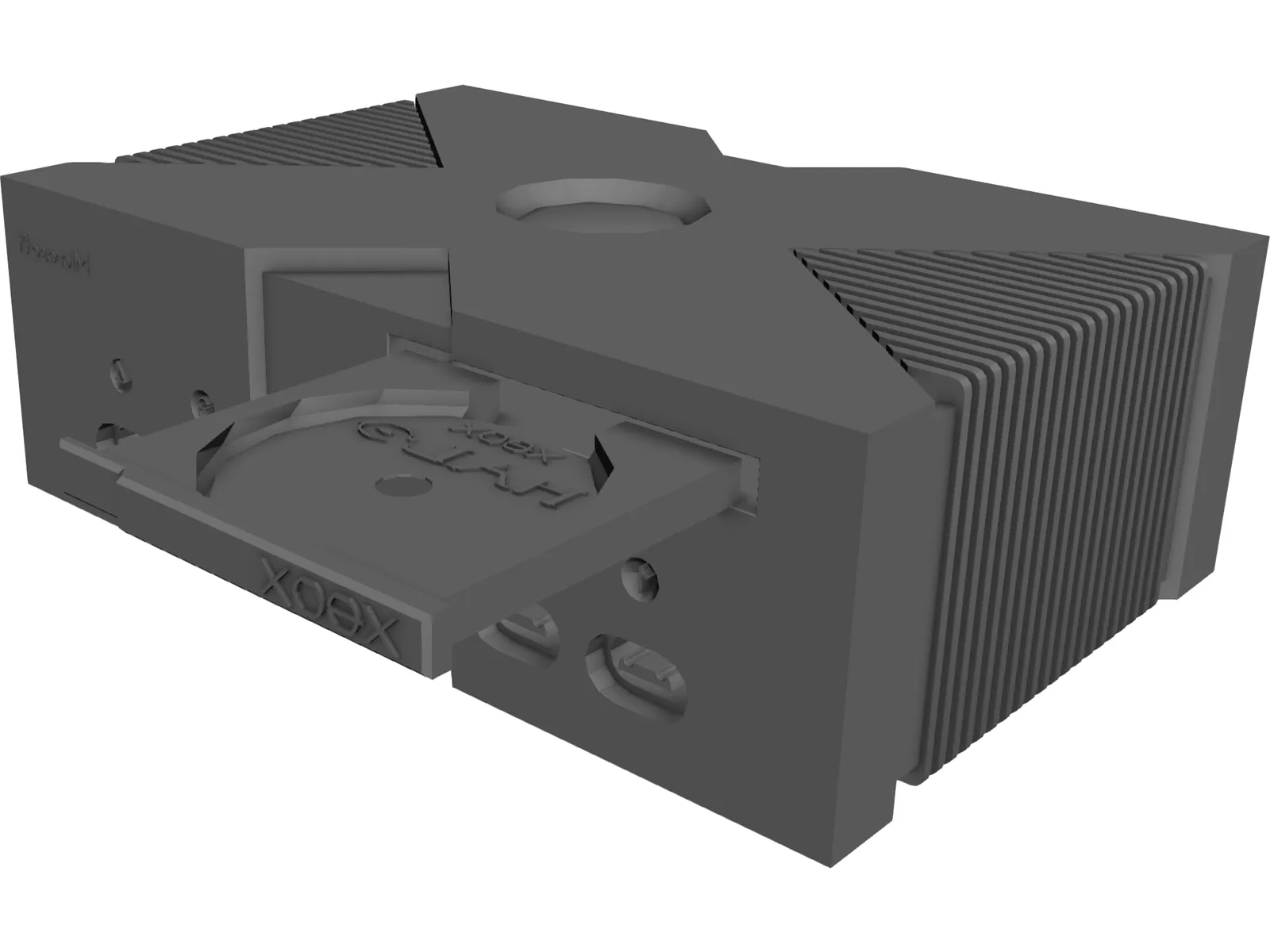XBox Console 3D Model main preview