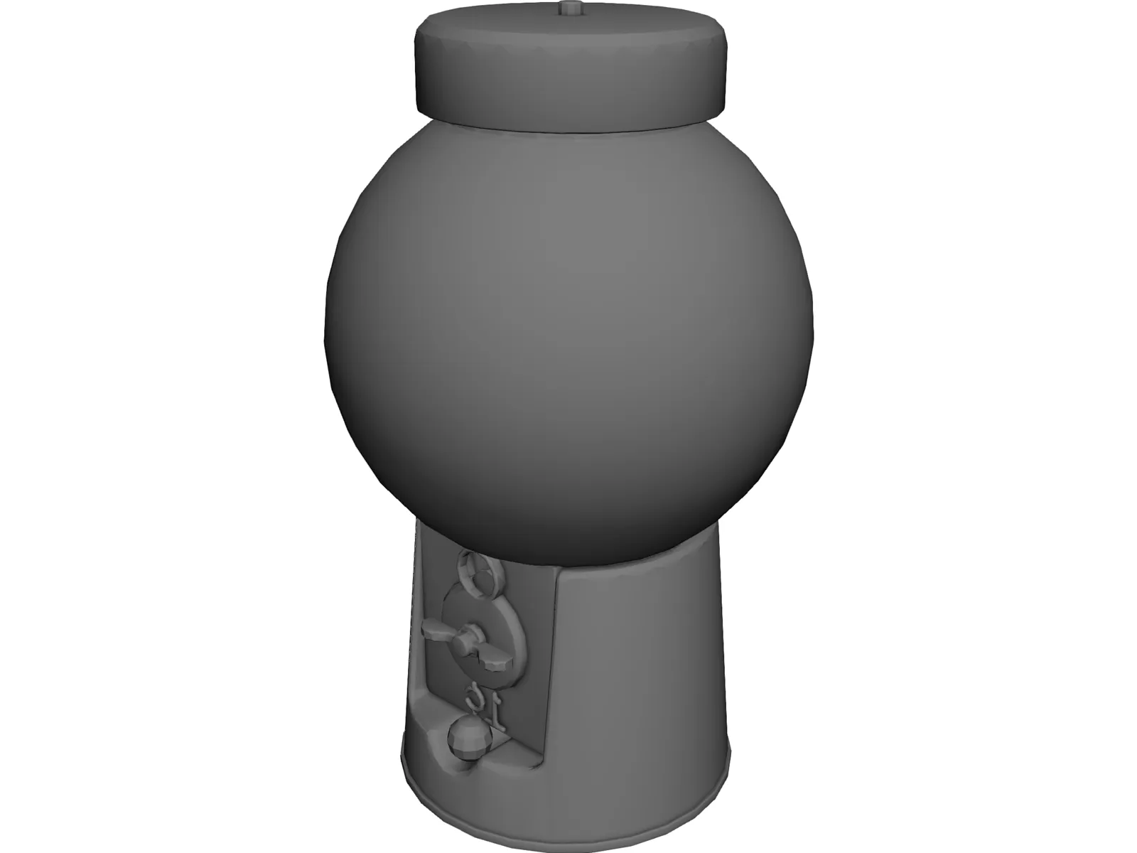 Gumball Machine 3D Model main preview