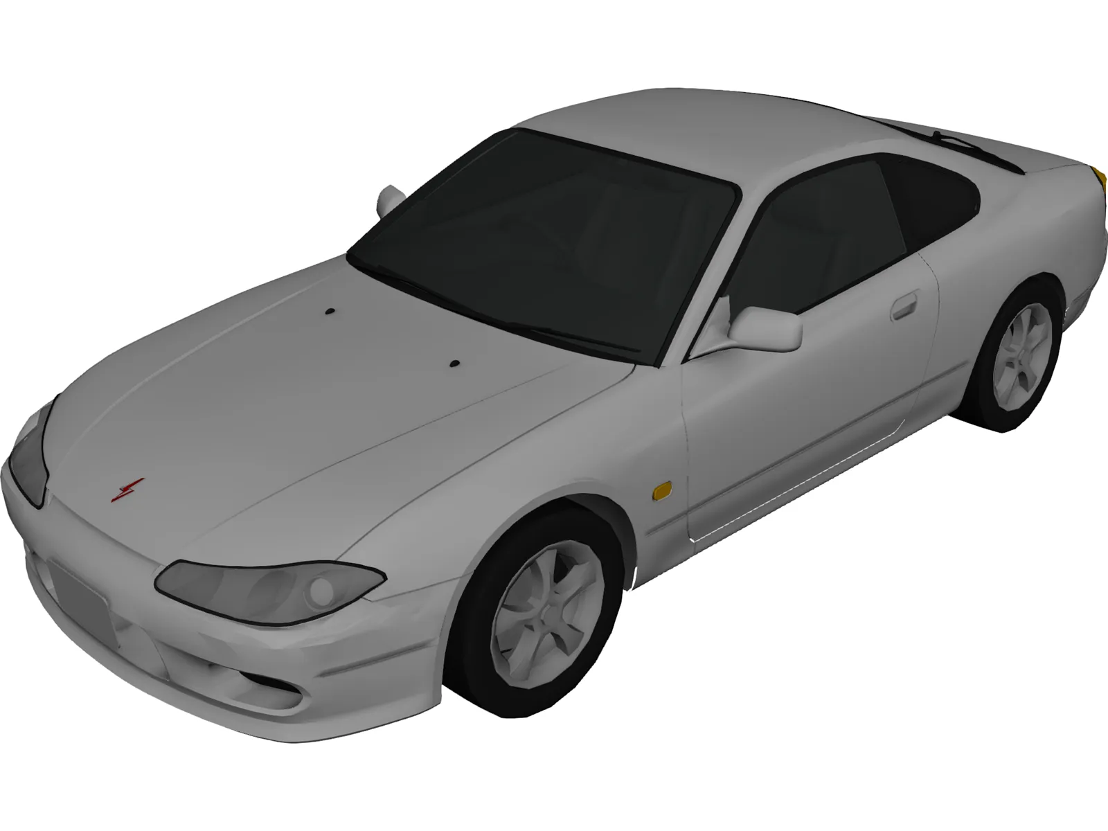 Nissan Silvia (2001) 3D Model main preview