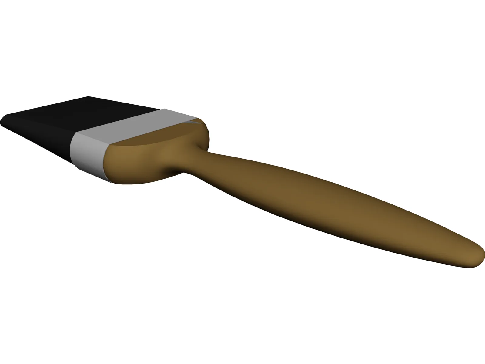 PaintBrush 3D Model main preview