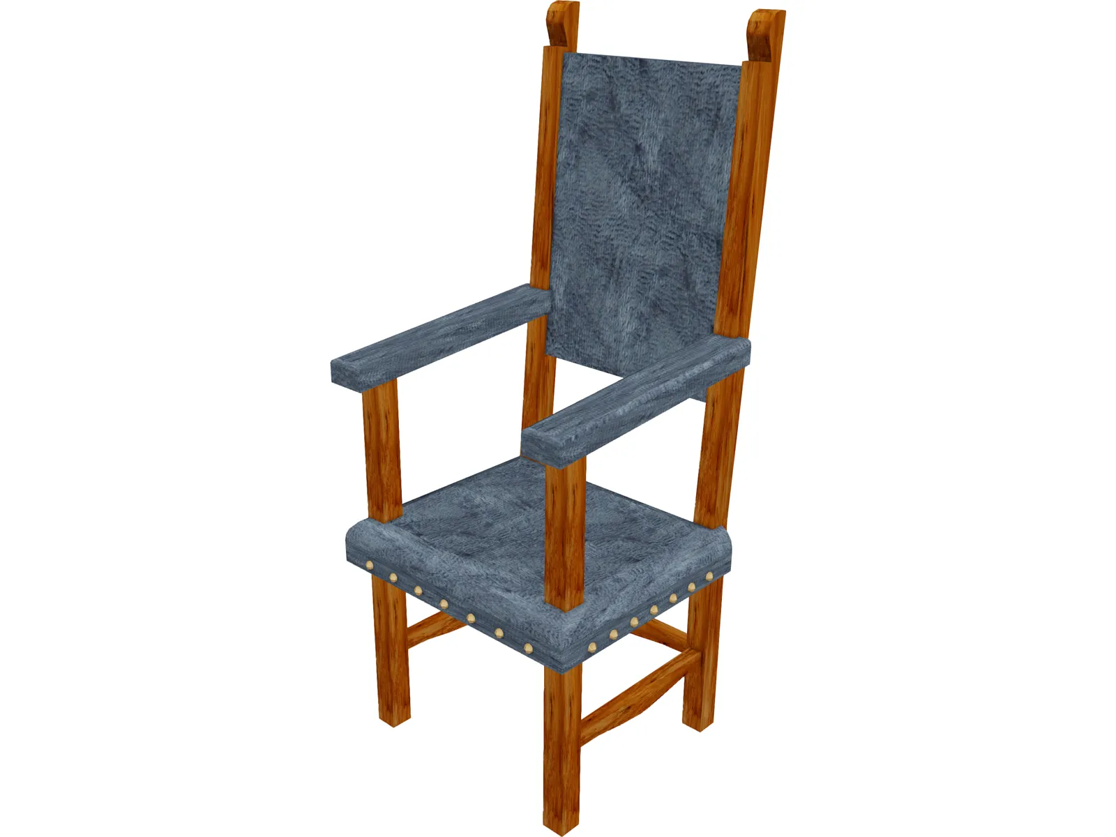 Antique Chair 3D Model main preview