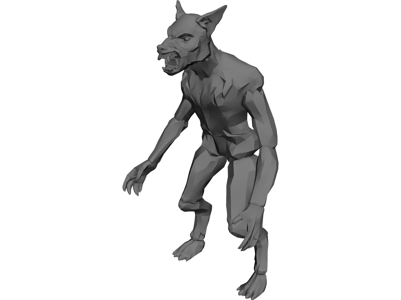 Warewolf 3D Model main preview