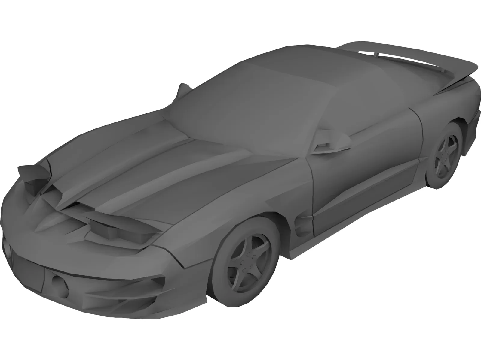 Pontiac Trans Am WS6 3D Model main preview