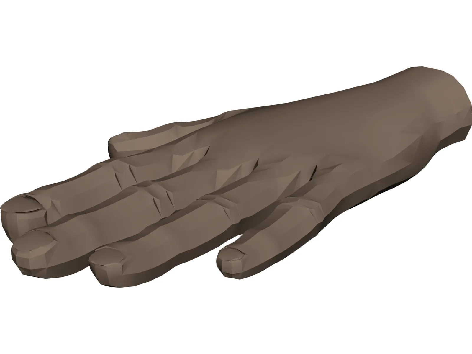 Hand 3D Model main preview