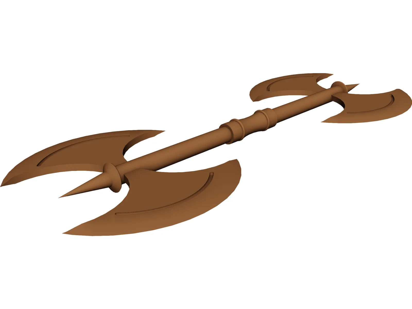 Double Axe 3D Model main preview