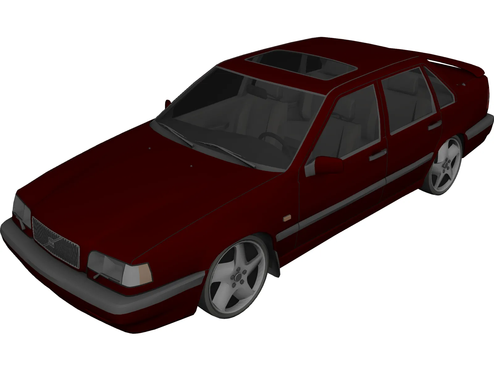 Volvo 850 3D Model main preview
